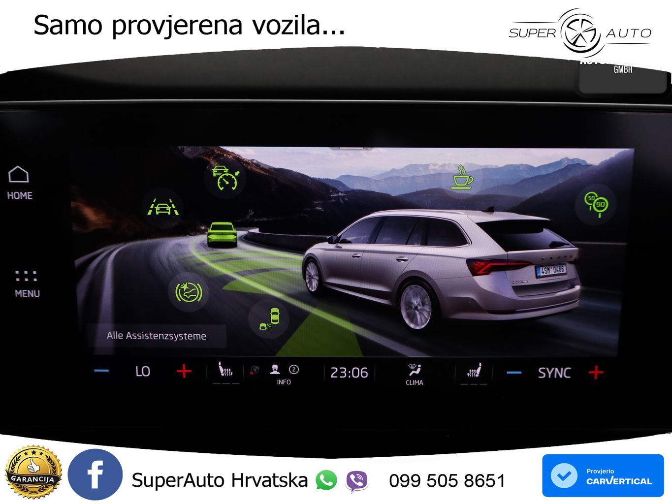 Škoda Octavia Combi 2.0 TDI (150 KS) DSG LED+GR SJED+ACC