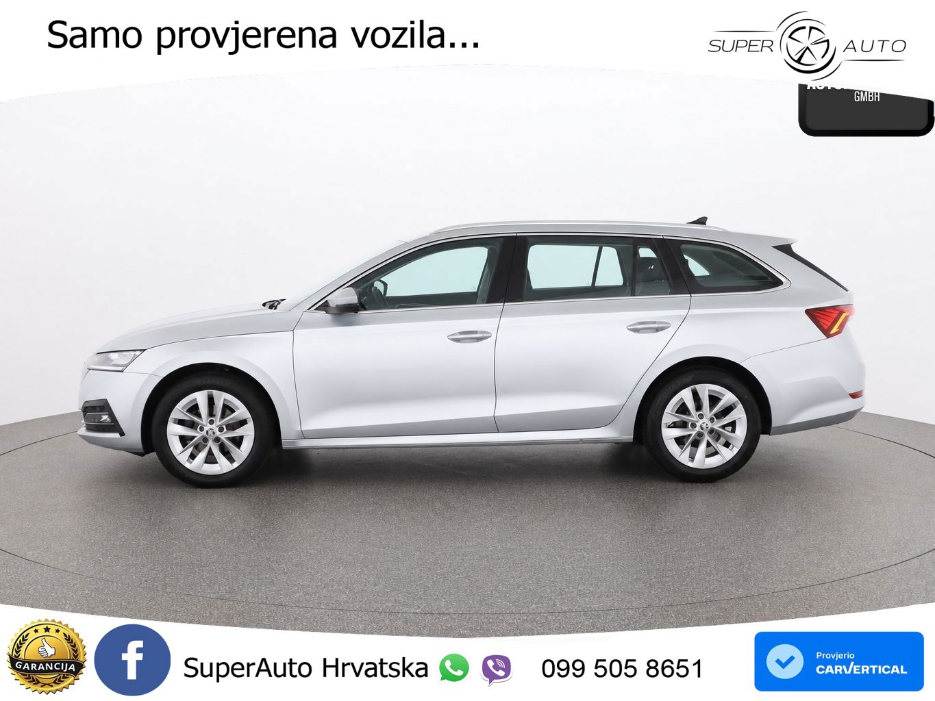 Škoda Octavia Combi 2.0 TDI (150 KS) DSG LED+GR SJED+ACC