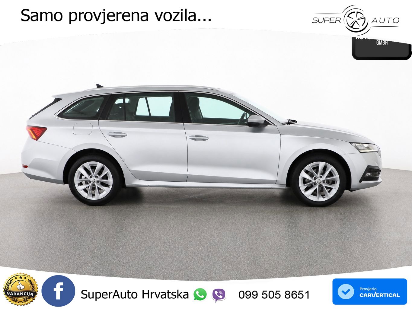 Škoda Octavia Combi 2.0 TDI (150 KS) DSG LED+GR SJED+ACC