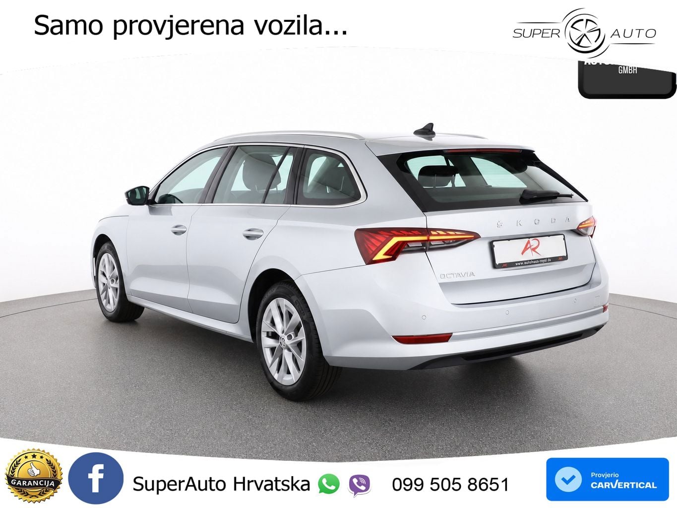 Škoda Octavia Combi 2.0 TDI (150 KS) DSG LED+GR SJED+ACC