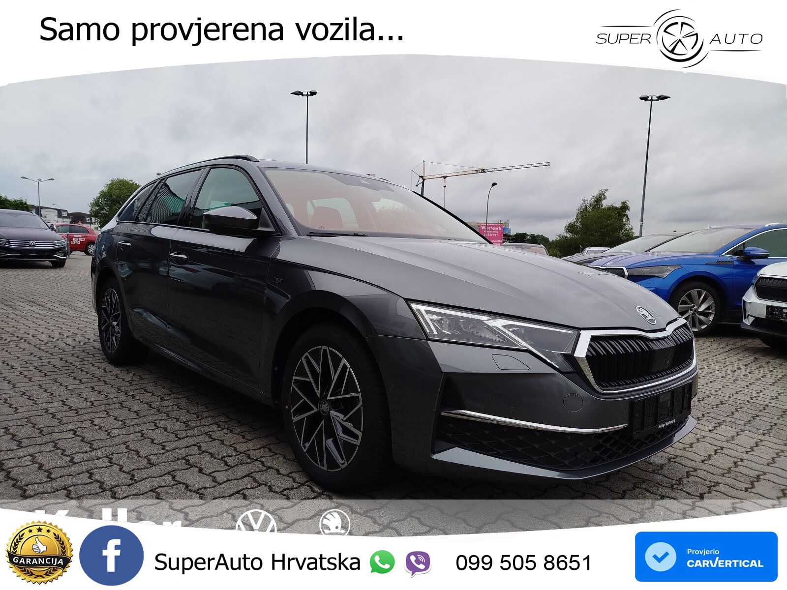 Škoda Octavia Combi 2.0 TDI (150 KS) DSG LED+GR SJED+ACC