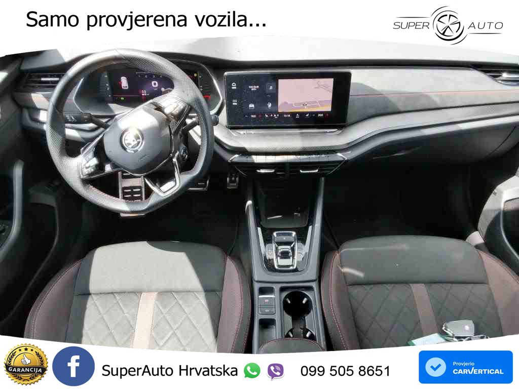 Škoda Octavia Combi RS 2.0 TDI (200 KS) DSG LED+GR SJED+ACC