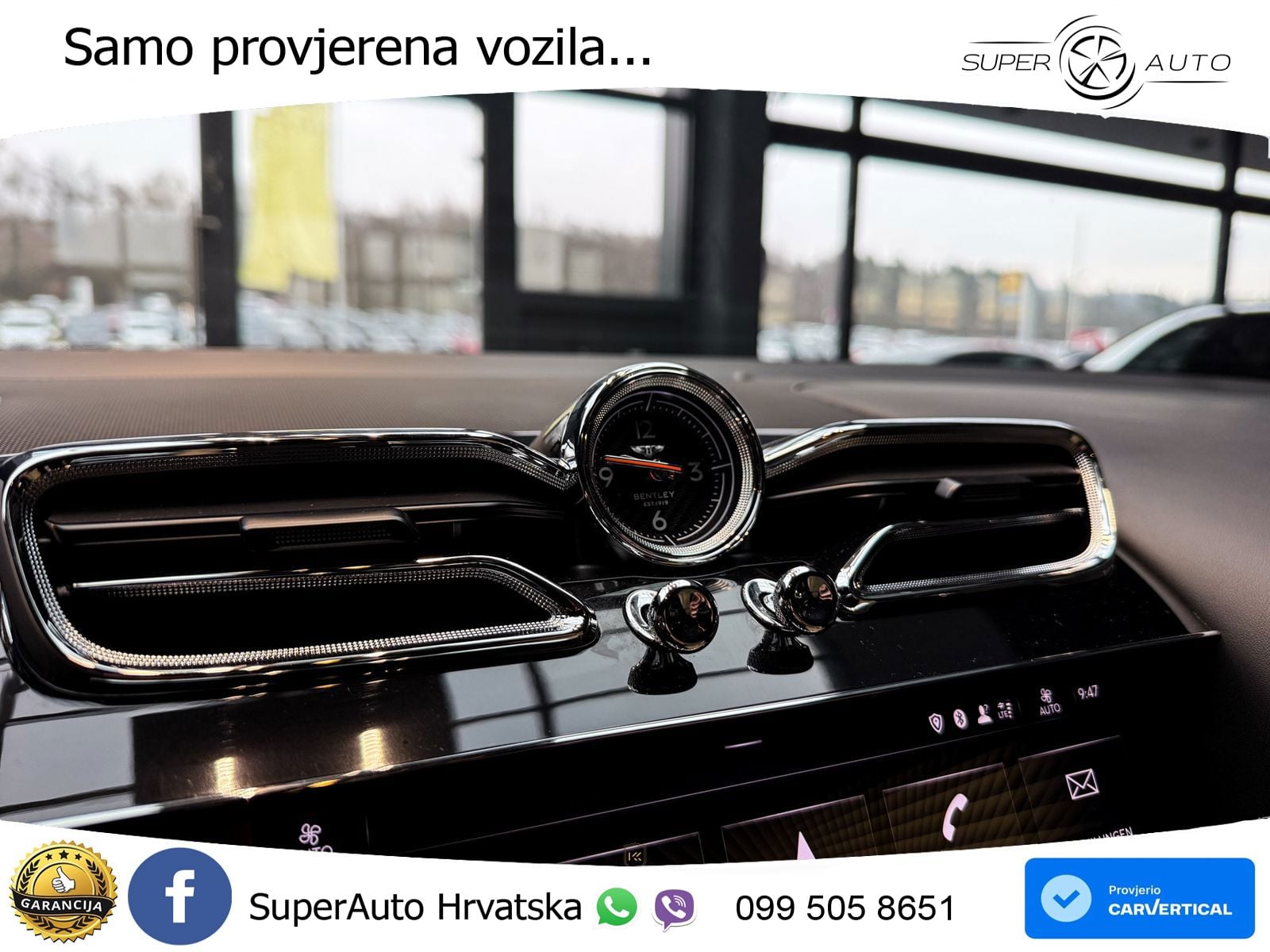 Bentley Bentayga 4.0 V8 (550 KS) AWD Automatic ZRAČNI+ACC+GR SJED+KAM+PANO