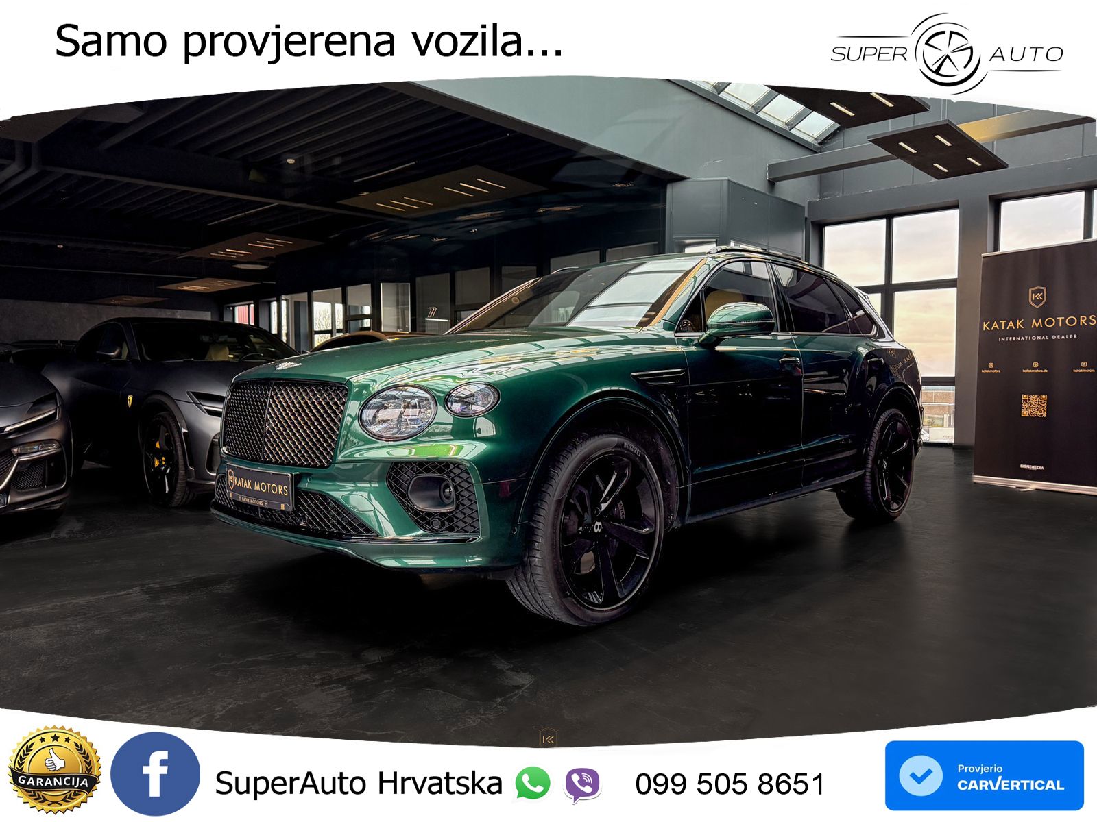 Bentley Bentayga 4.0 V8 (550 KS) AWD Automatic ZRAČNI+ACC+GR SJED+KAM+PANO