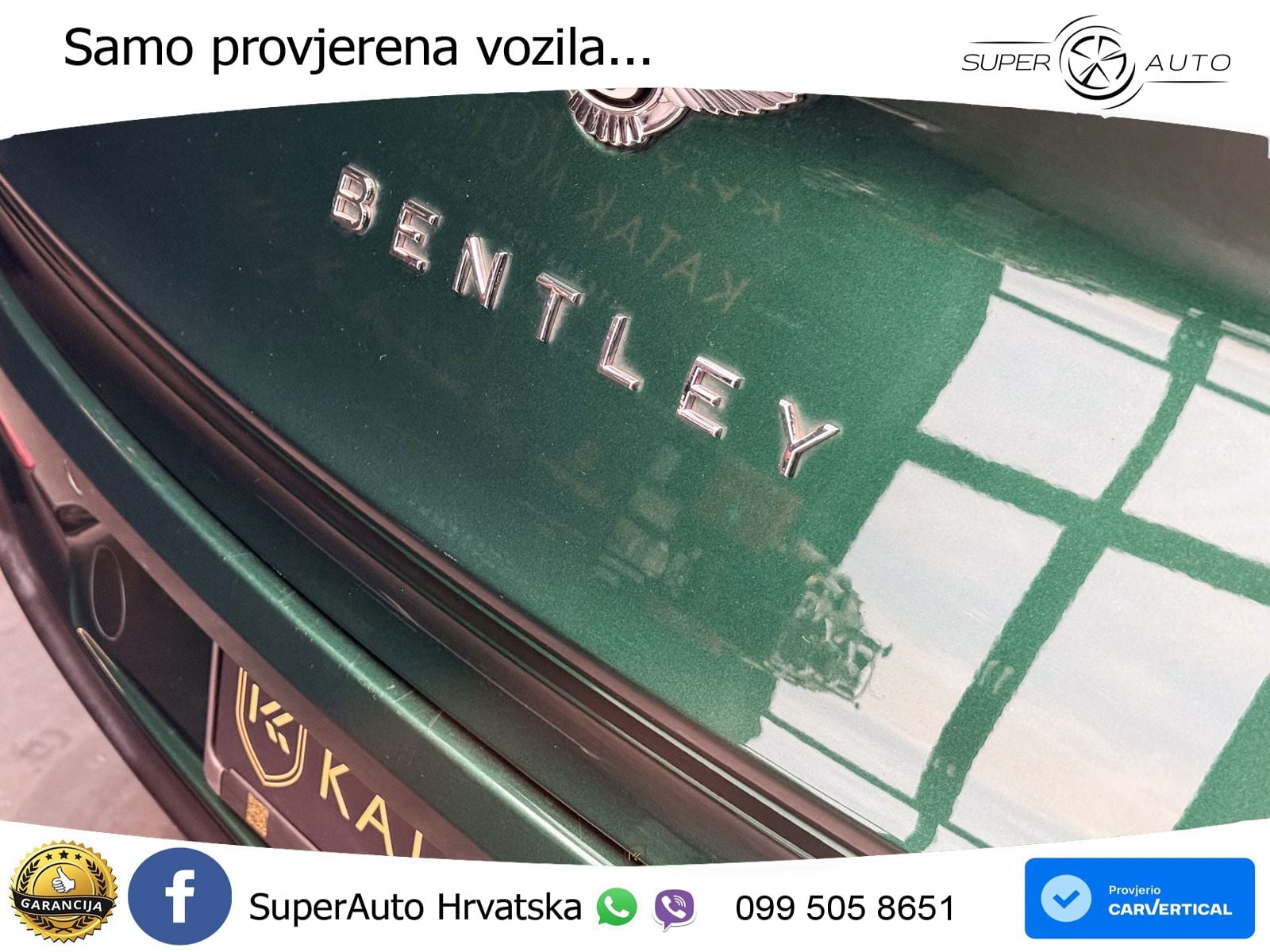 Bentley Bentayga 4.0 V8 (550 KS) AWD Automatic ZRAČNI+ACC+GR SJED+KAM+PANO