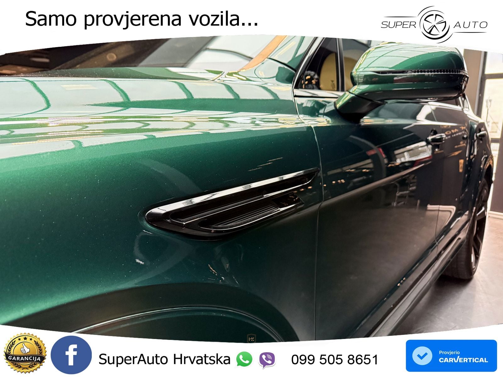 Bentley Bentayga 4.0 V8 (550 KS) AWD Automatic ZRAČNI+ACC+GR SJED+KAM+PANO