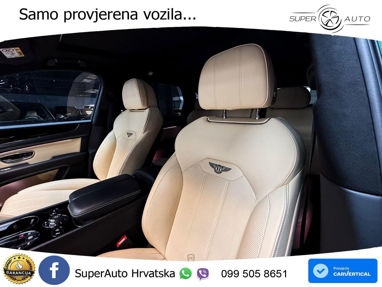 Bentley Bentayga 4.0 V8 (550 KS) AWD Automatic ZRAČNI+ACC+GR SJED+KAM+PANO