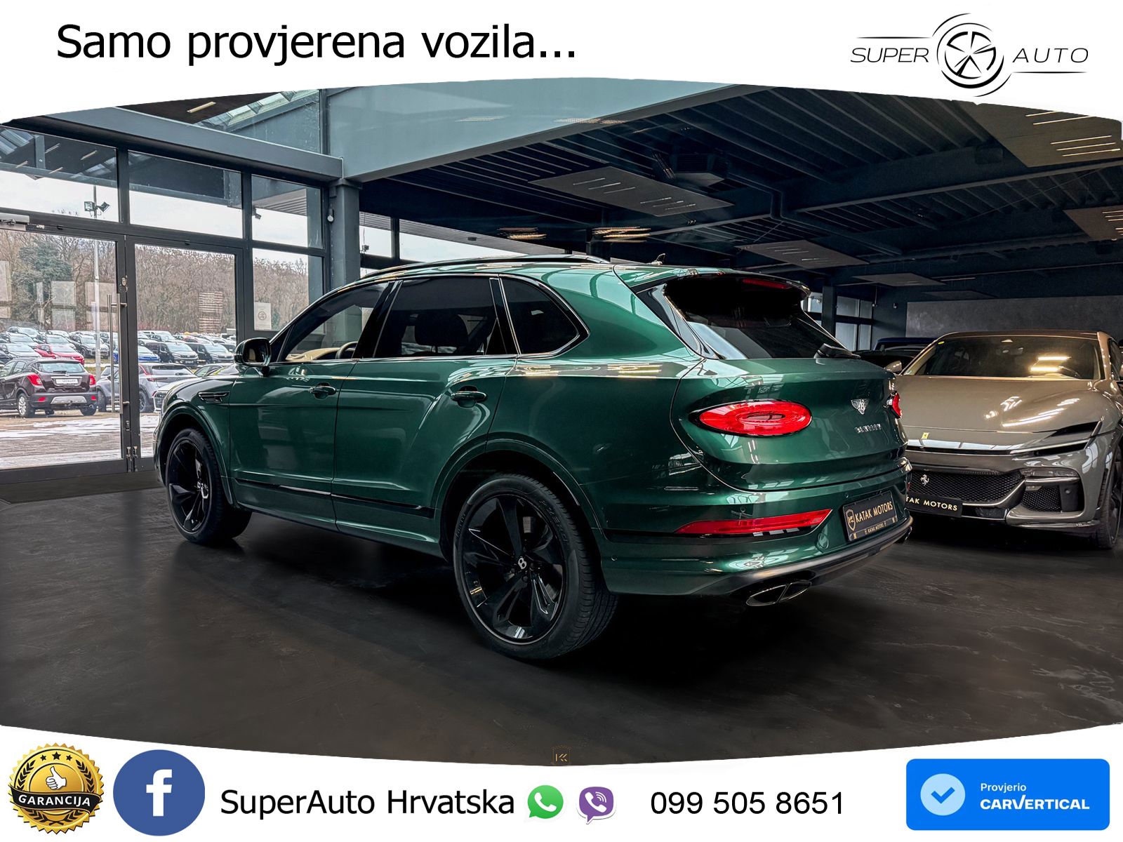 Bentley Bentayga 4.0 V8 (550 KS) AWD Automatic ZRAČNI+ACC+GR SJED+KAM+PANO