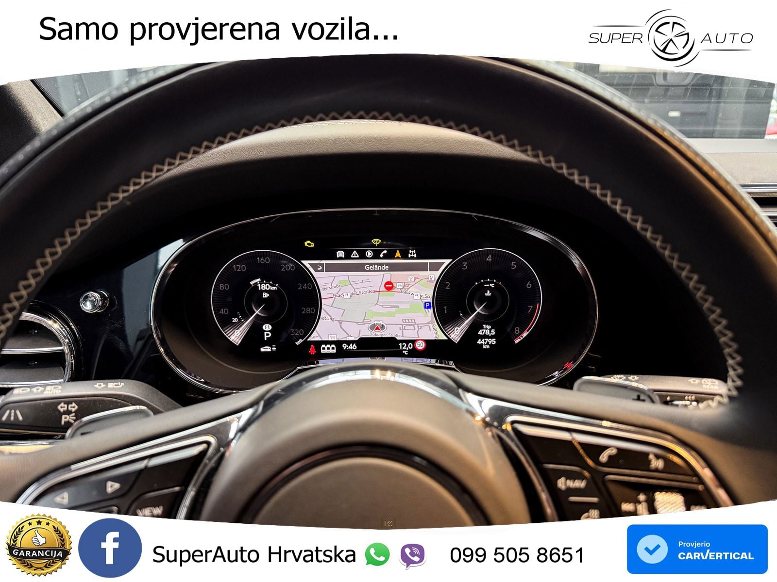 Bentley Bentayga 4.0 V8 (550 KS) AWD Automatic ZRAČNI+ACC+GR SJED+KAM+PANO
