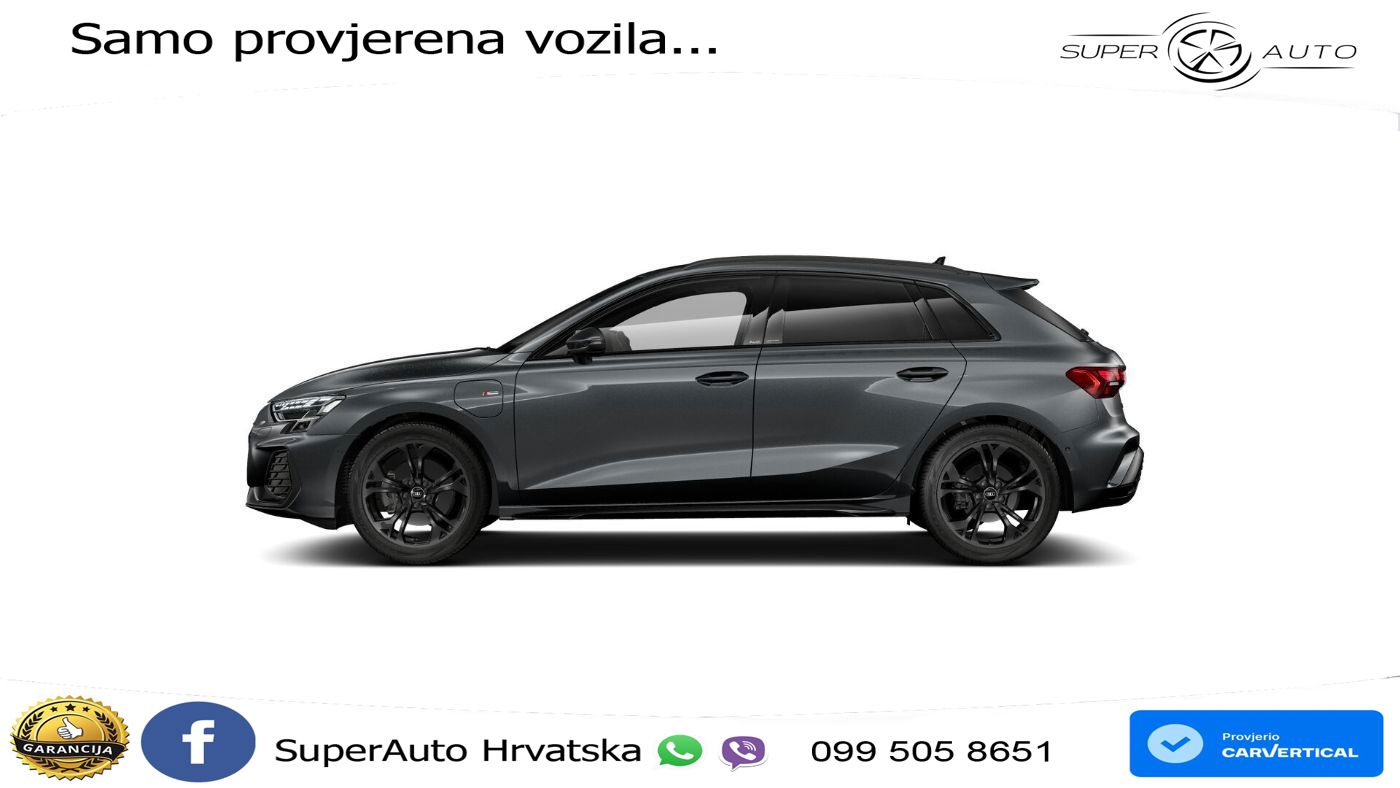 Audi A3 40 TFSIe (204 KS) S tronic S line LED+GR SJED+ACC