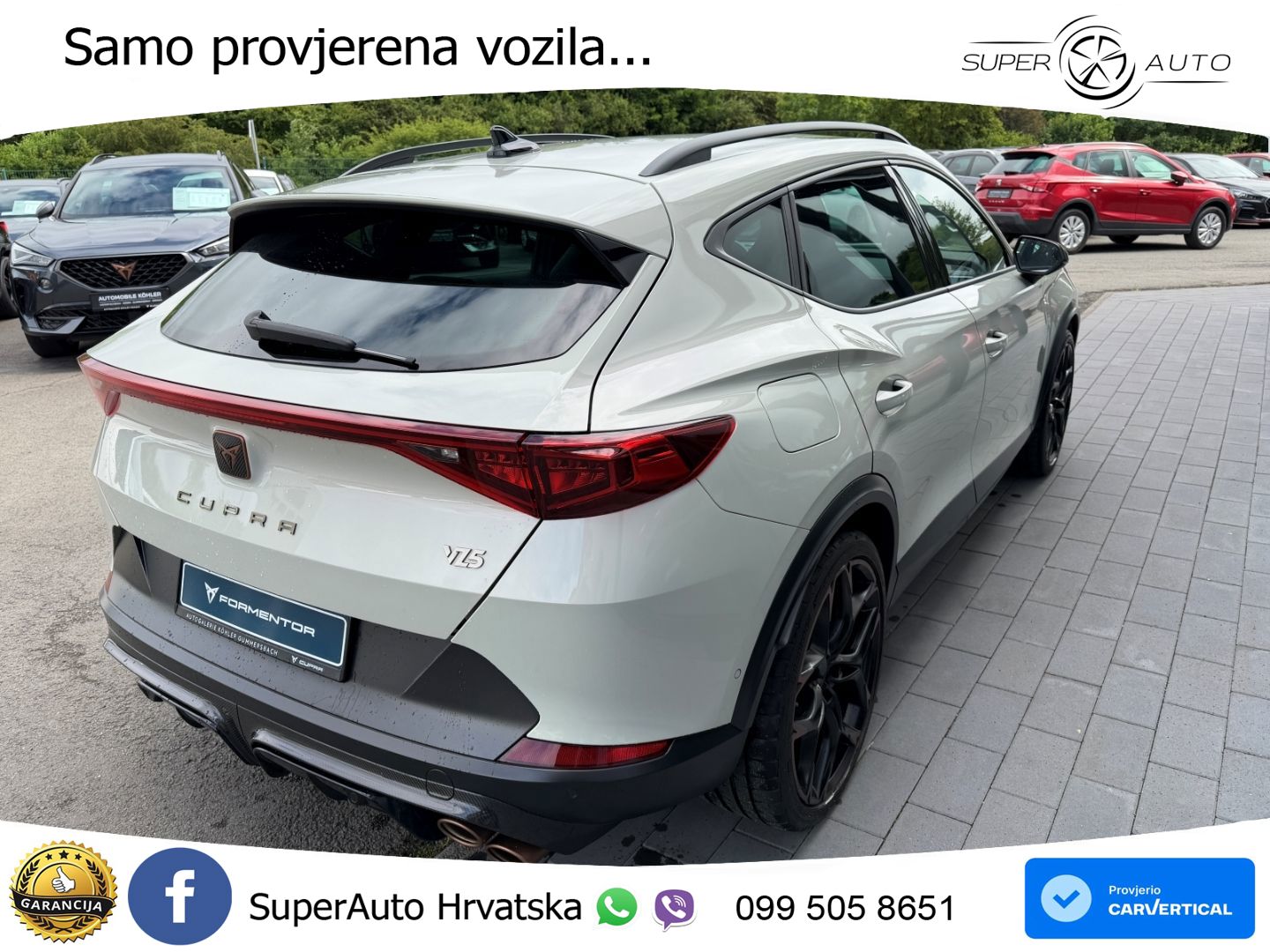 Cupra Formentor VZ5 2.5 TSI (390 KS) 4Drive DSG MATRIX+GR SJED+KAM