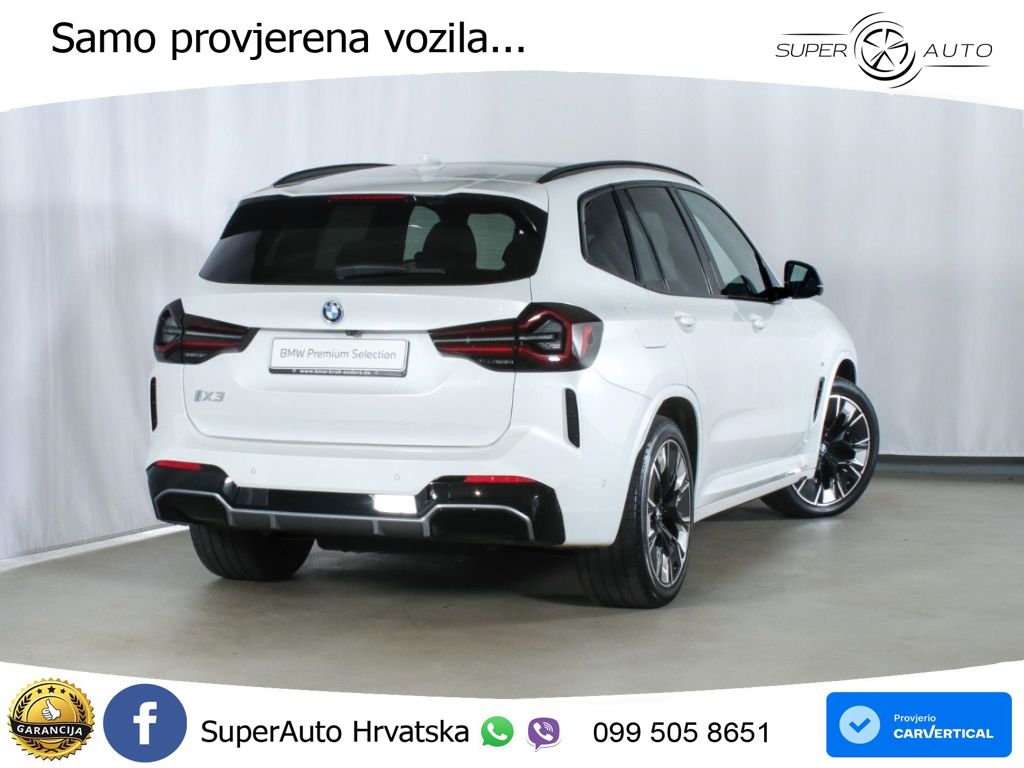 BMW iX3 80 kWh (286 KS) M Sport LED+GR SJED+ACC