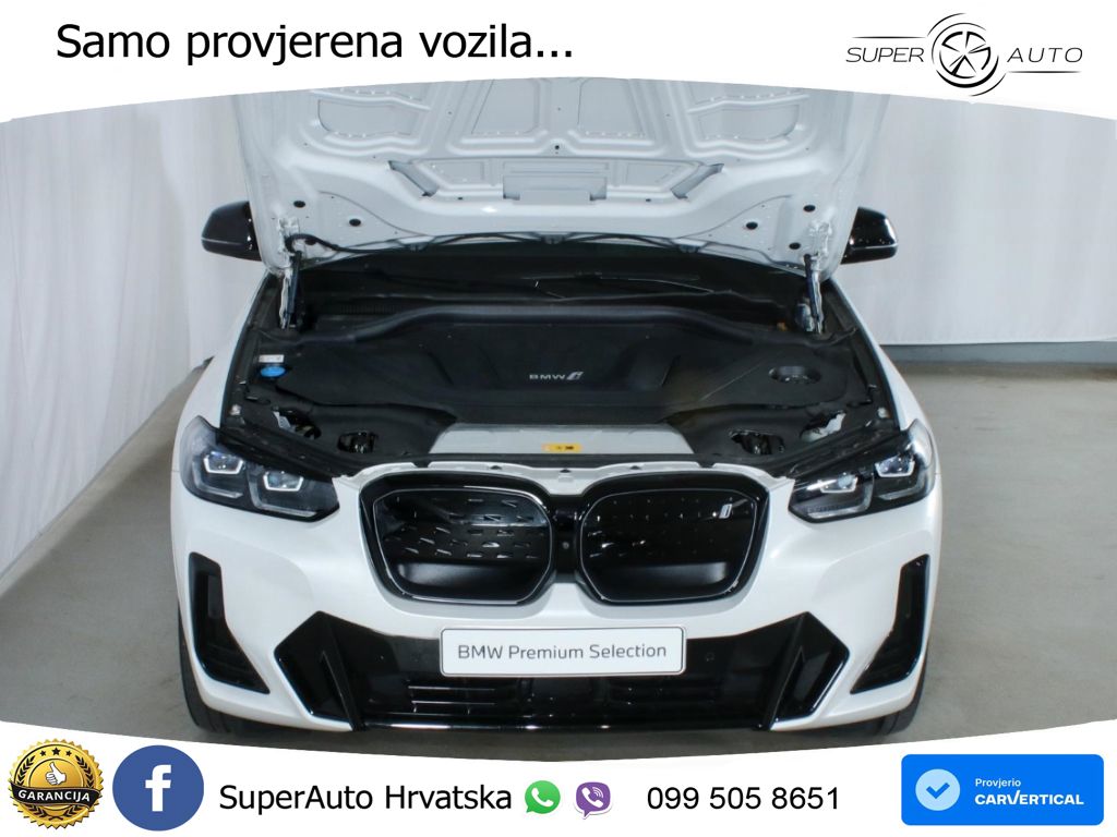 BMW iX3 80 kWh (286 KS) M Sport LED+GR SJED+ACC
