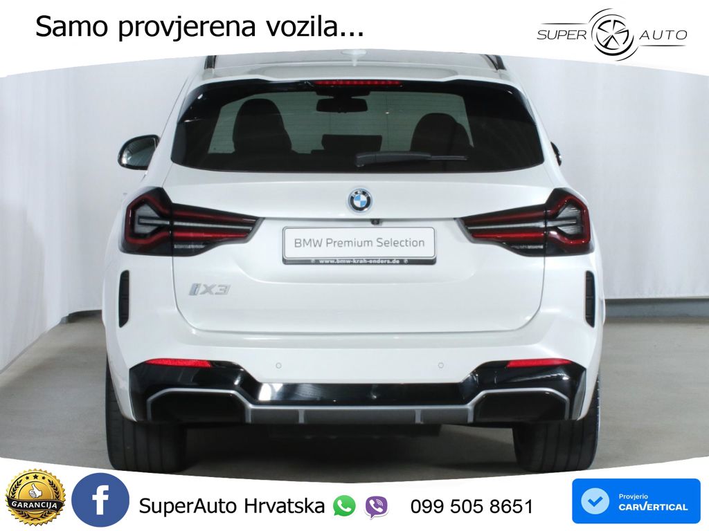BMW iX3 80 kWh (286 KS) M Sport LED+GR SJED+ACC