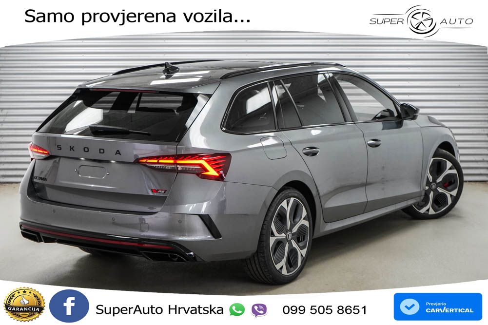 Škoda Octavia Combi RS 2.0 TSI (265 KS) DSG MATRIX+GR SJED+KAM