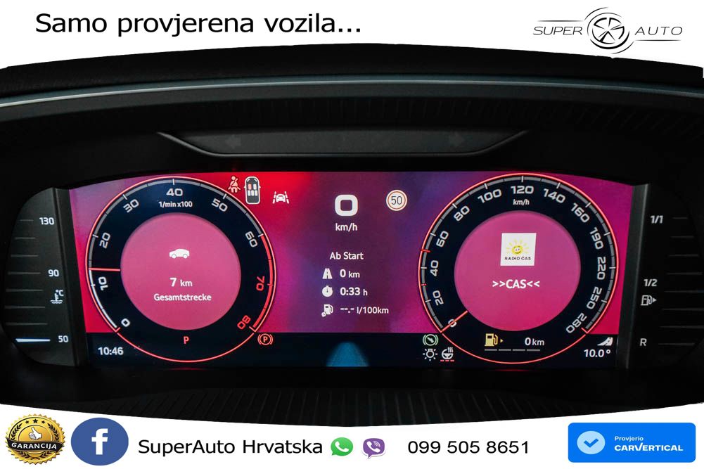 Škoda Octavia Combi RS 2.0 TSI (265 KS) DSG MATRIX+GR SJED+KAM