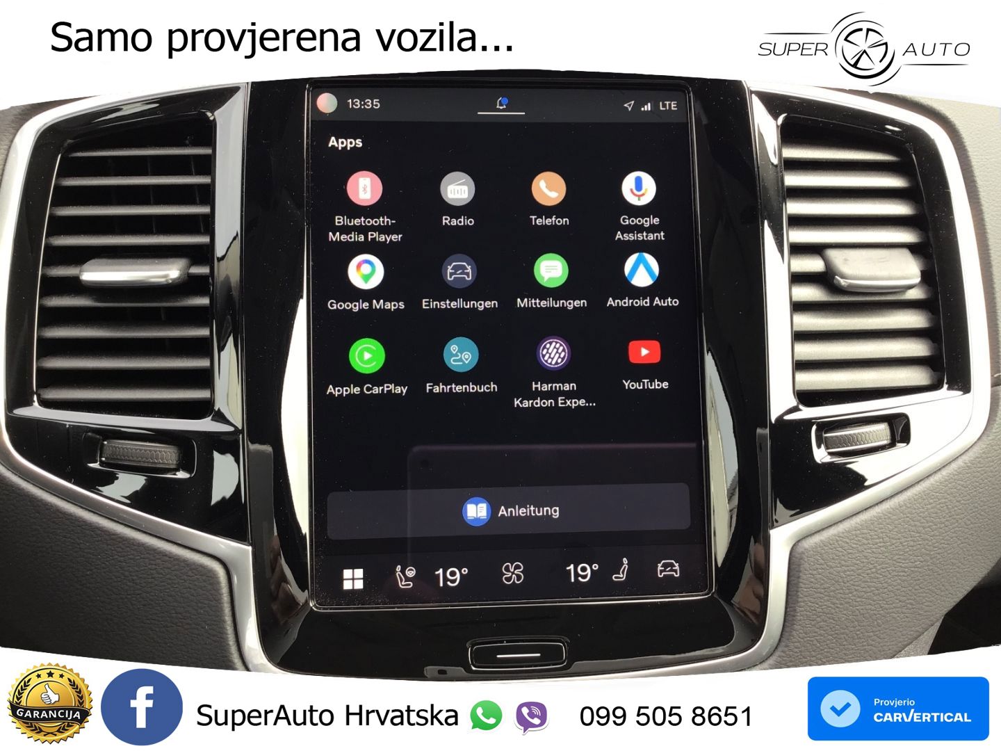 Volvo XC90 2.0 B5 Diesel AWD Automatic LED+GR SJED+ACC