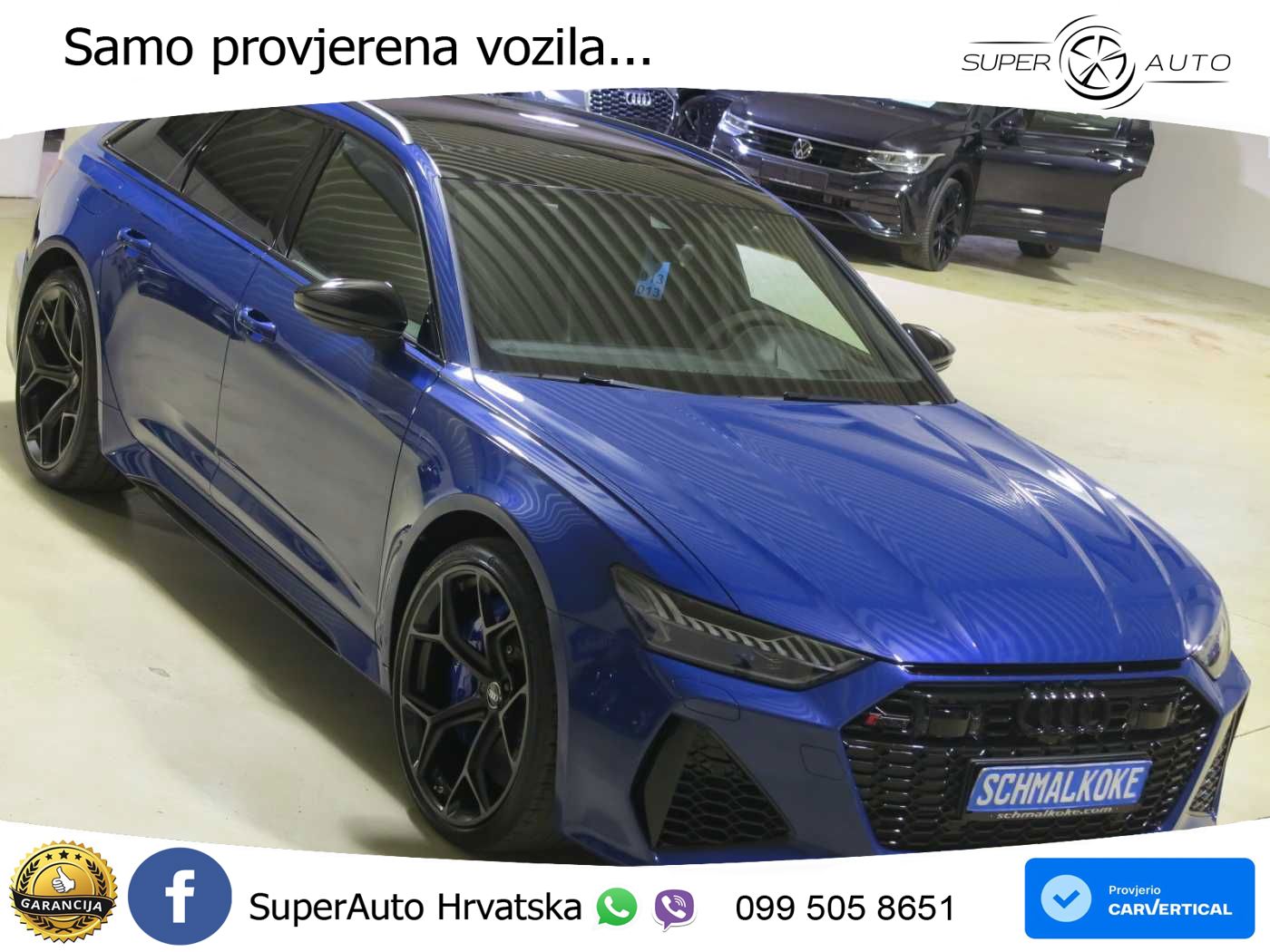 Audi RS6 Avant 4.0 TFSI V8 performance (630 KS)  quattro tiptronic LED+GR SJED+ACC