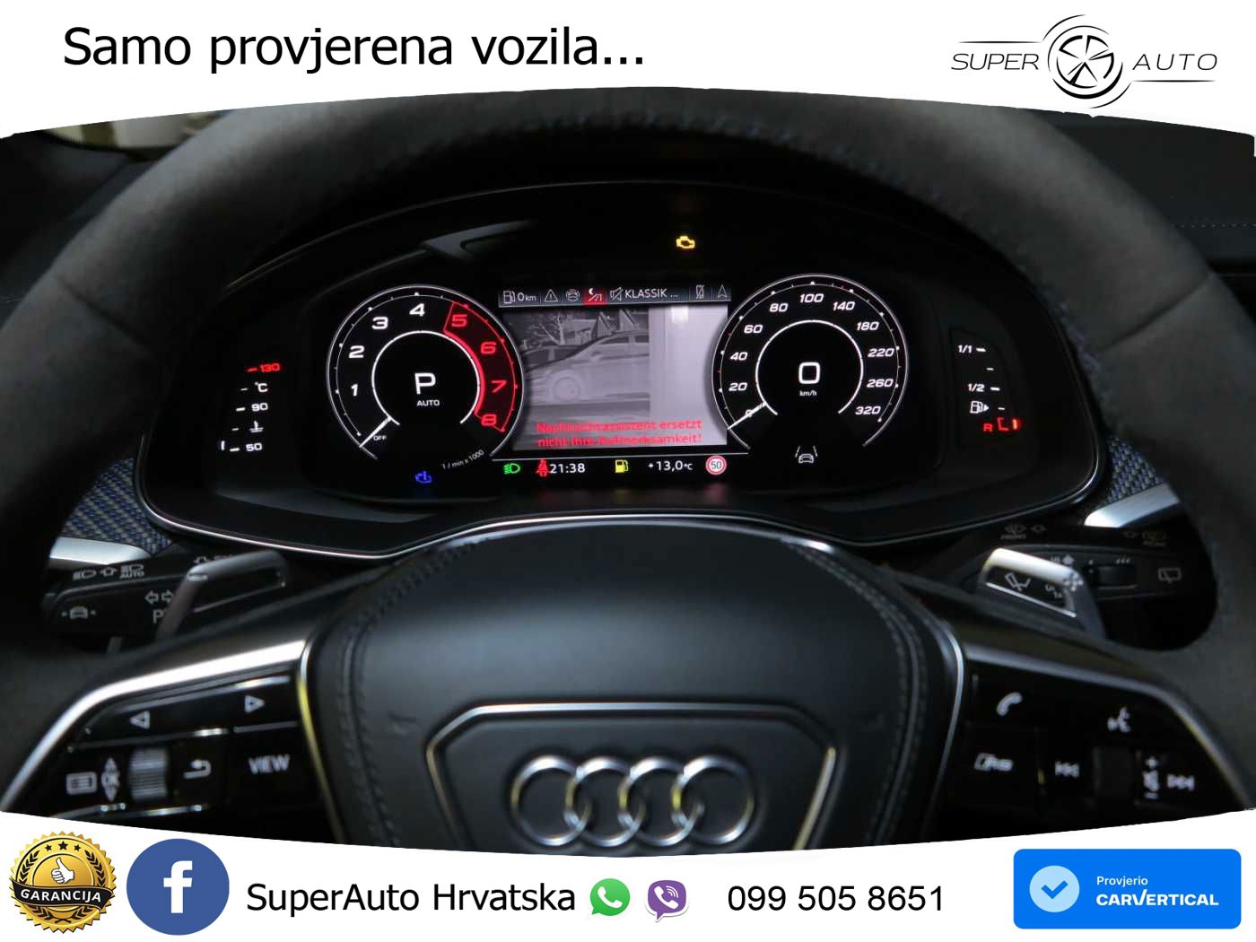 Audi RS6 Avant 4.0 TFSI V8 performance (630 KS)  quattro tiptronic LED+GR SJED+ACC