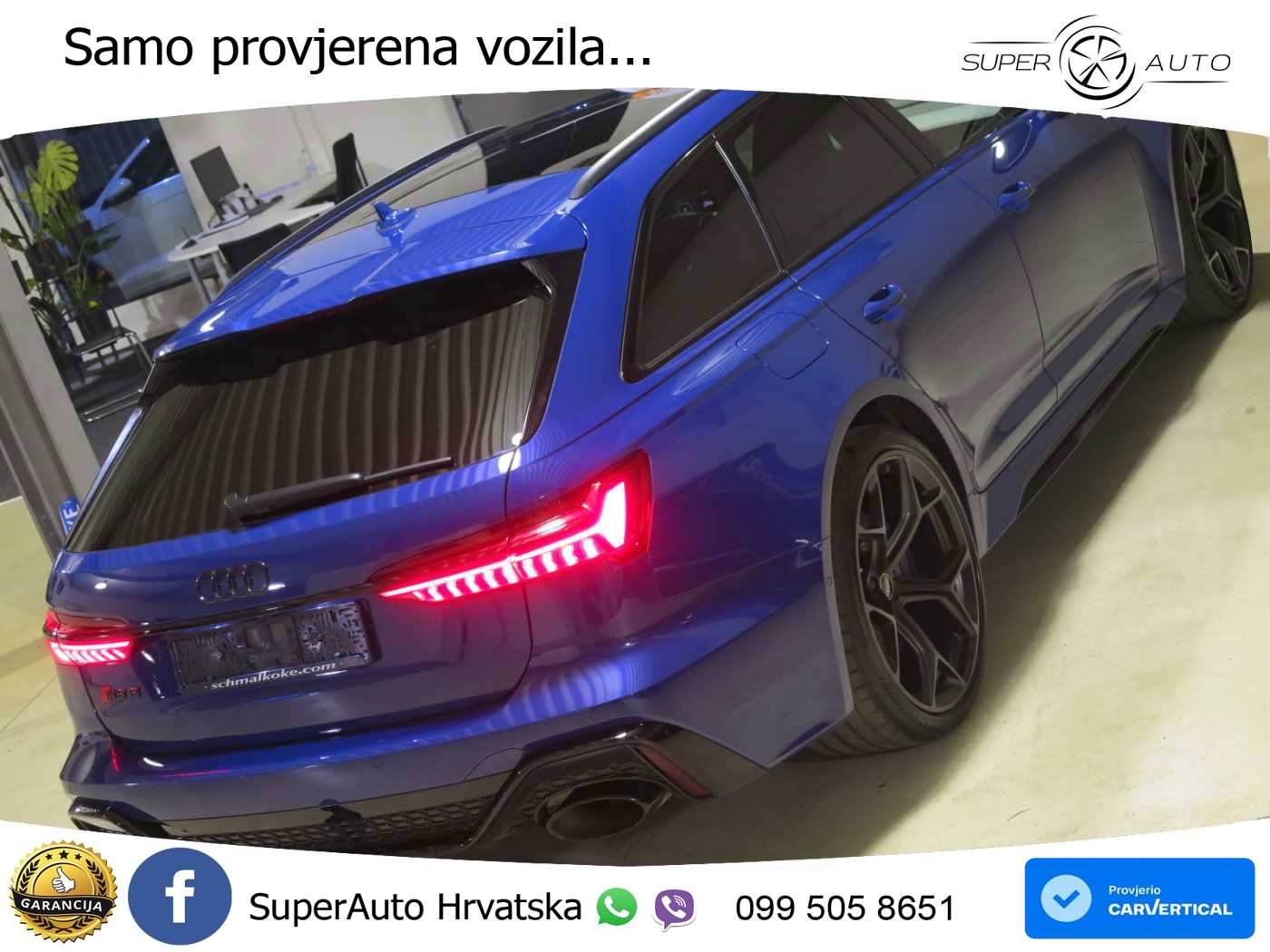 Audi RS6 Avant 4.0 TFSI V8 performance (630 KS)  quattro tiptronic LED+GR SJED+ACC