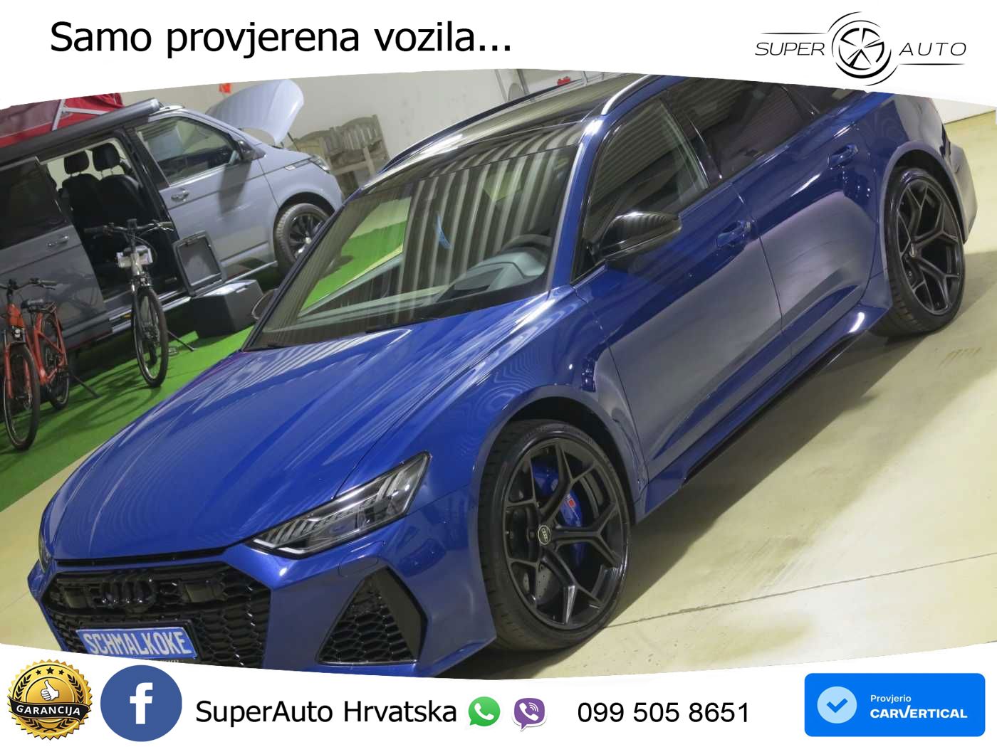 Audi RS6 Avant 4.0 TFSI V8 performance (630 KS)  quattro tiptronic LED+GR SJED+ACC