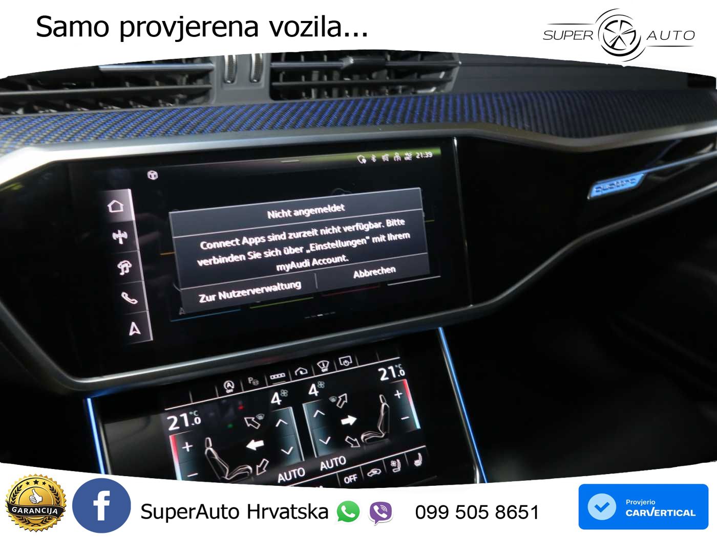 Audi RS6 Avant 4.0 TFSI V8 performance (630 KS)  quattro tiptronic LED+GR SJED+ACC
