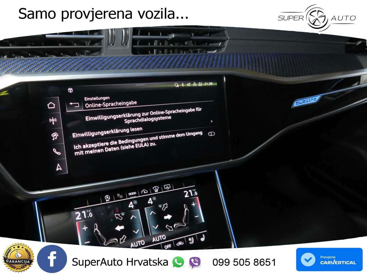 Audi RS6 Avant 4.0 TFSI V8 performance (630 KS)  quattro tiptronic LED+GR SJED+ACC