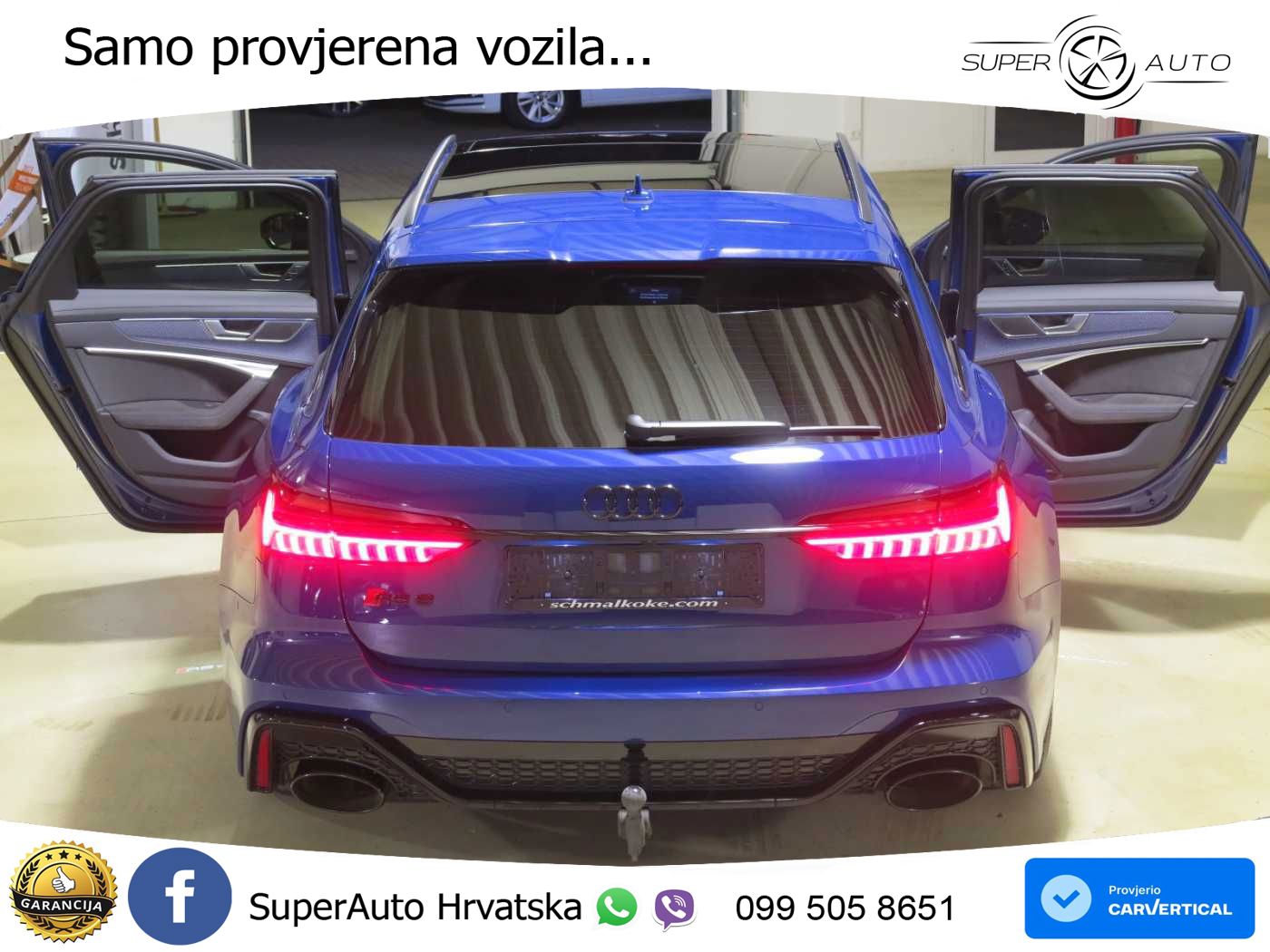 Audi RS6 Avant 4.0 TFSI V8 performance (630 KS)  quattro tiptronic LED+GR SJED+ACC