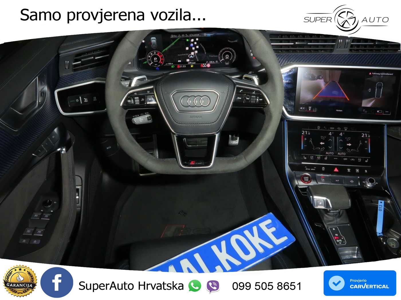 Audi RS6 Avant 4.0 TFSI V8 performance (630 KS)  quattro tiptronic LED+GR SJED+ACC