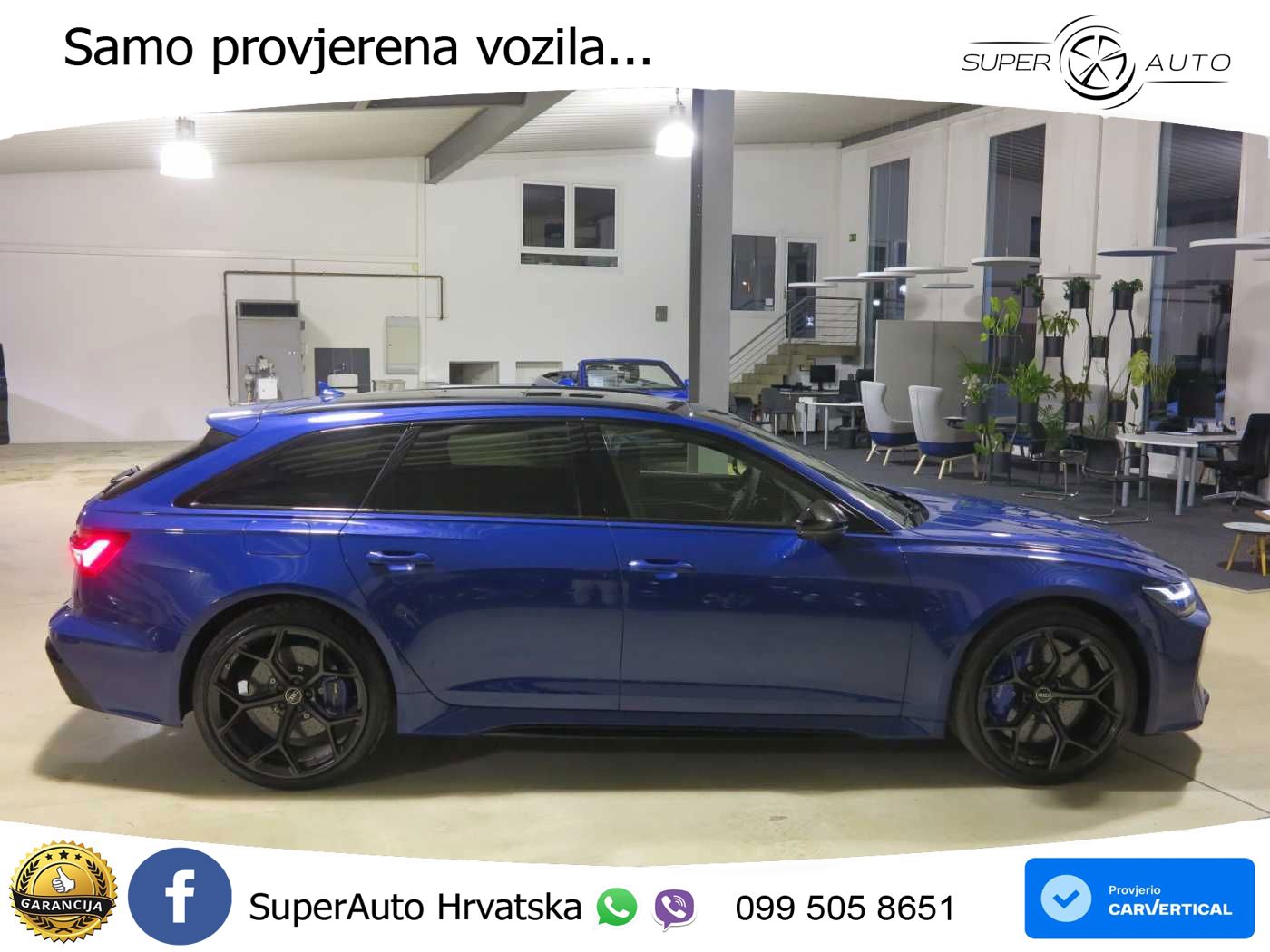 Audi RS6 Avant 4.0 TFSI V8 performance (630 KS)  quattro tiptronic LED+GR SJED+ACC