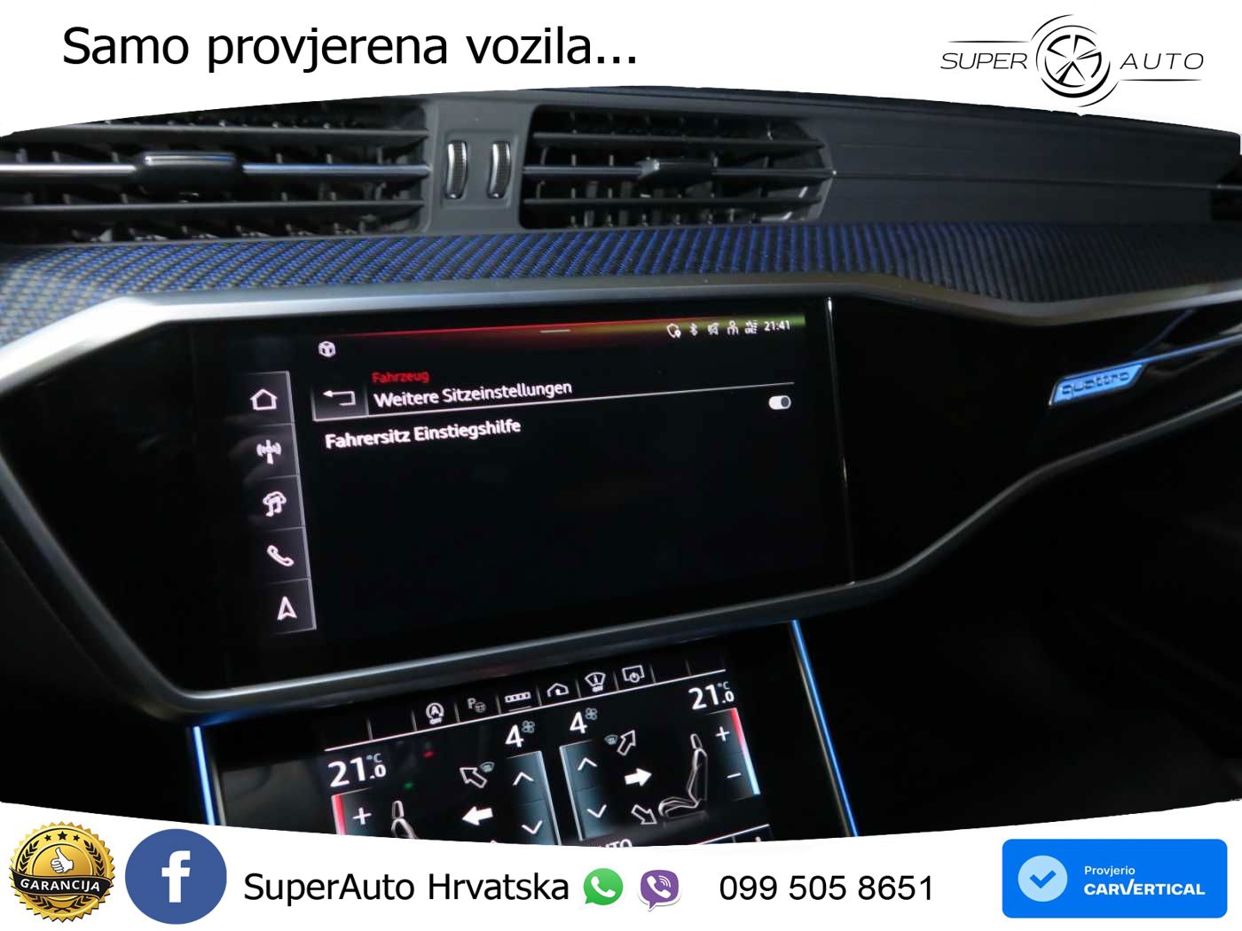 Audi RS6 Avant 4.0 TFSI V8 performance (630 KS)  quattro tiptronic LED+GR SJED+ACC