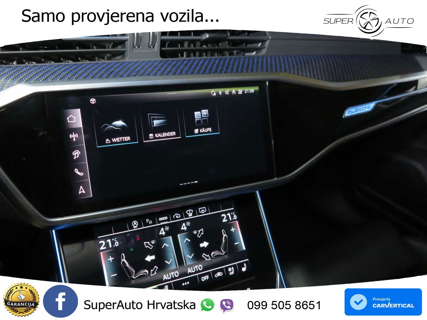 Audi RS6 Avant 4.0 TFSI V8 performance (630 KS)  quattro tiptronic LED+GR SJED+ACC