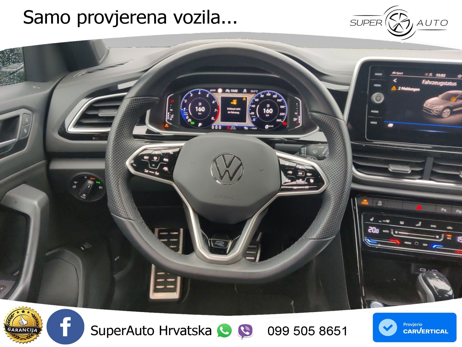 Volkswagen T-Roc 1.5 TSI (150 KS) DSG LED+GR SJED+ACC