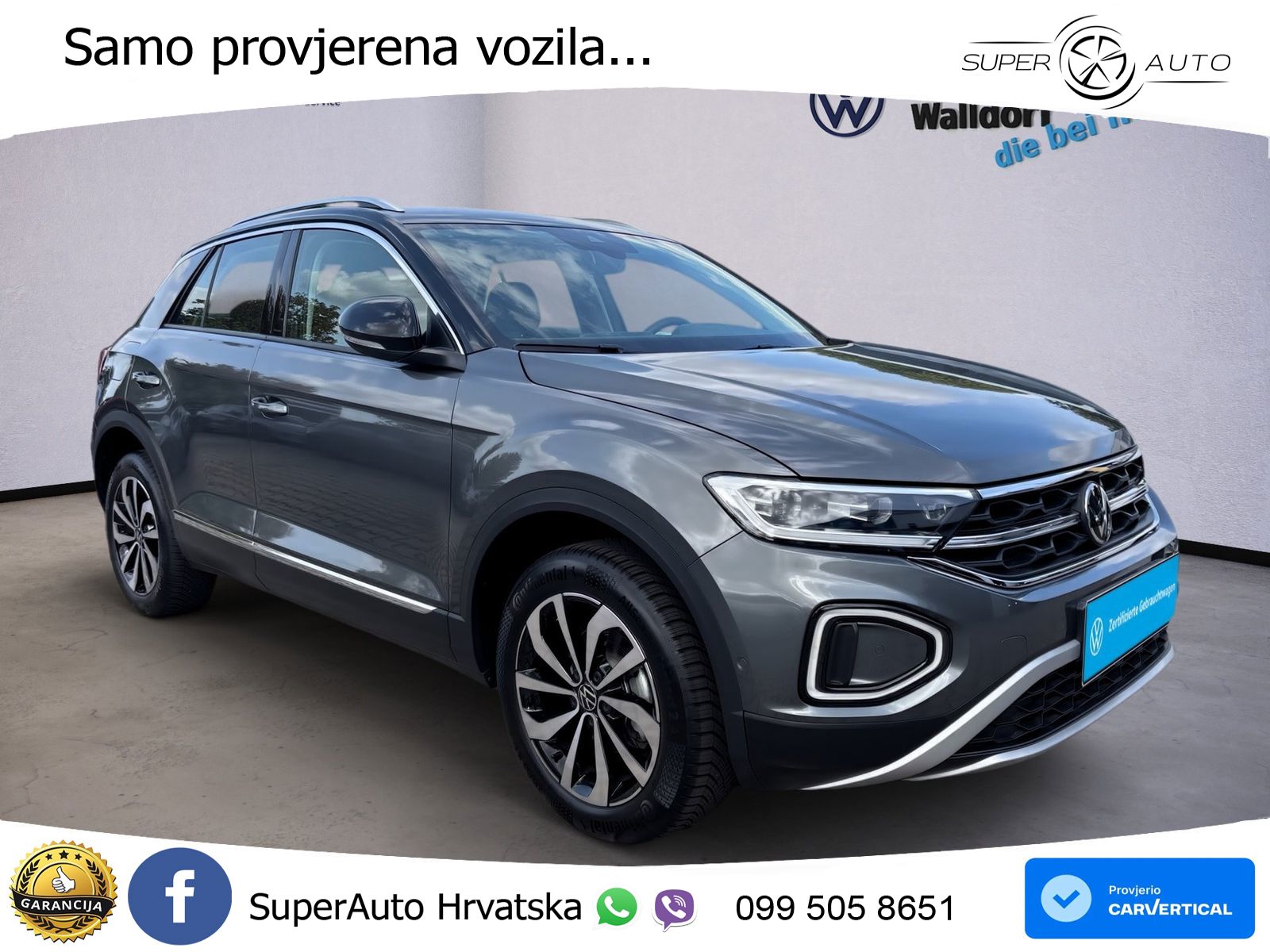 Volkswagen T-Roc 1.5 TSI (150 KS) DSG LED+GR SJED+ACC