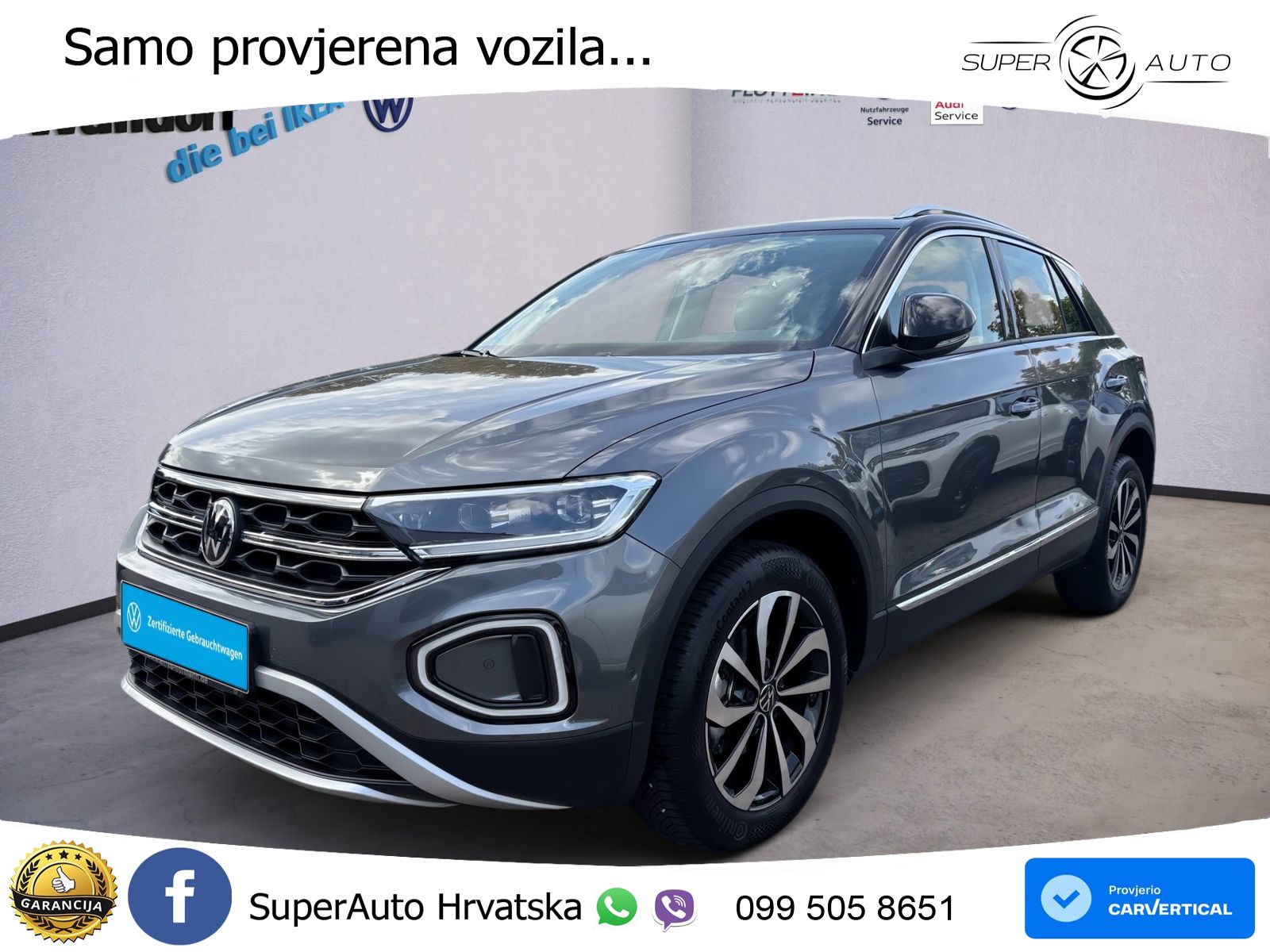 Volkswagen T-Roc 1.5 TSI (150 KS) DSG LED+GR SJED+ACC