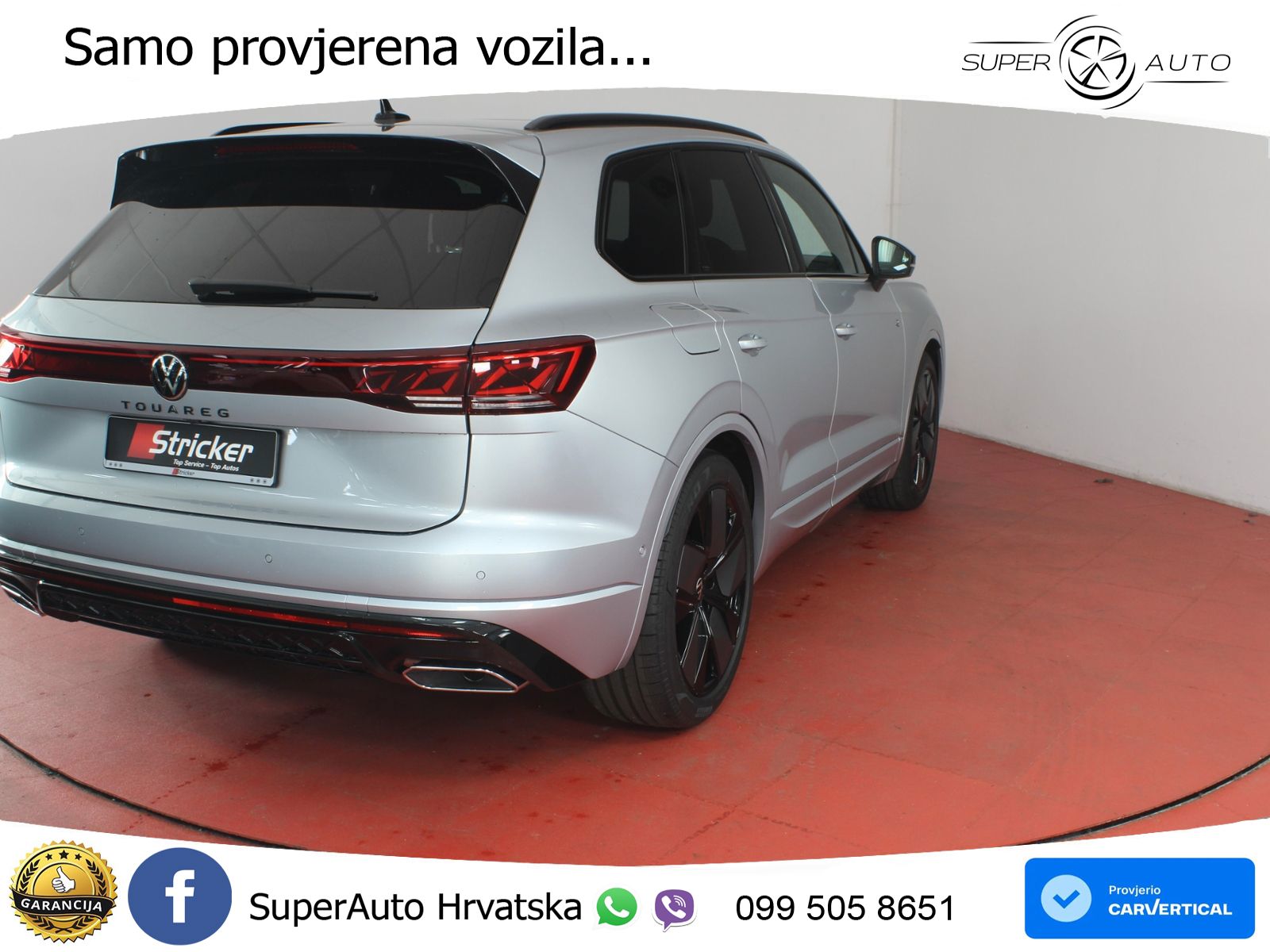 Volkswagen Touareg 3.0 V6 TDI (286 KS) 4MOTION Tiptronic R-Line ZRAČNI+ACC+GR SJED+KAM+PANO