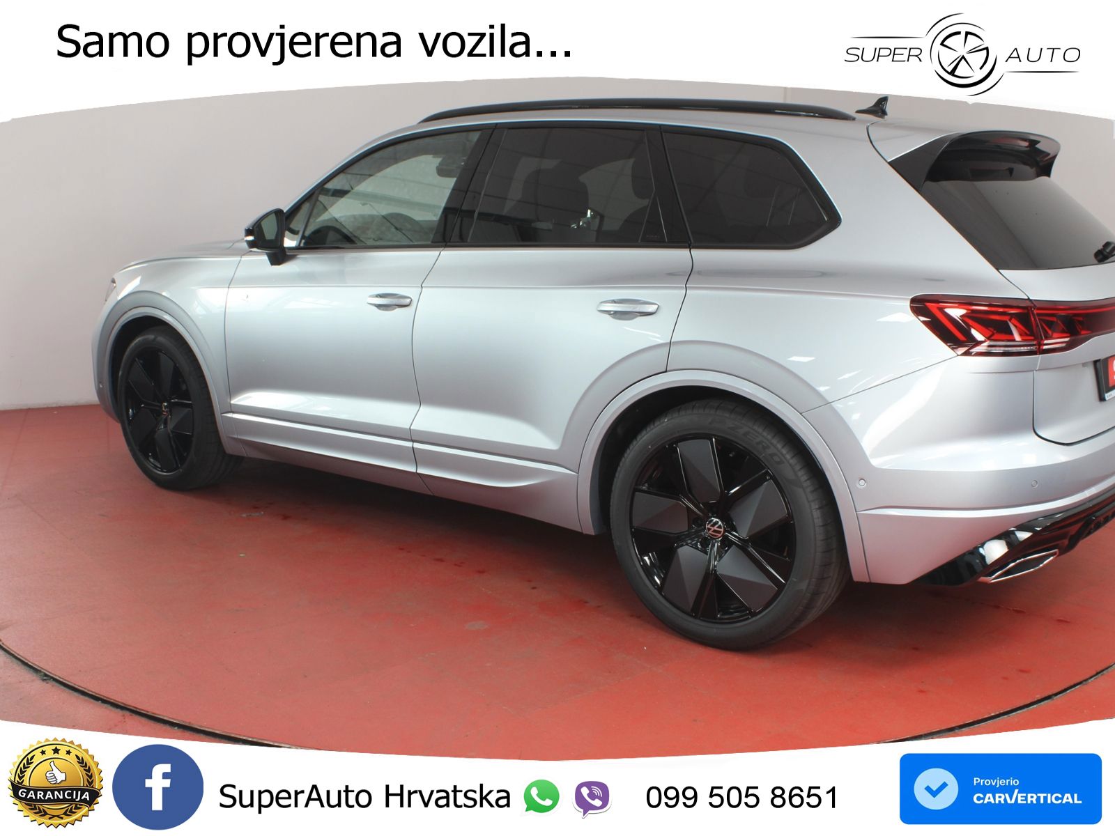 Volkswagen Touareg 3.0 V6 TDI (286 KS) 4MOTION Tiptronic R-Line ZRAČNI+ACC+GR SJED+KAM+PANO