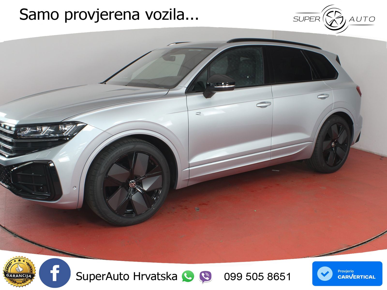 Volkswagen Touareg 3.0 V6 TDI (286 KS) 4MOTION Tiptronic R-Line ZRAČNI+ACC+GR SJED+KAM+PANO