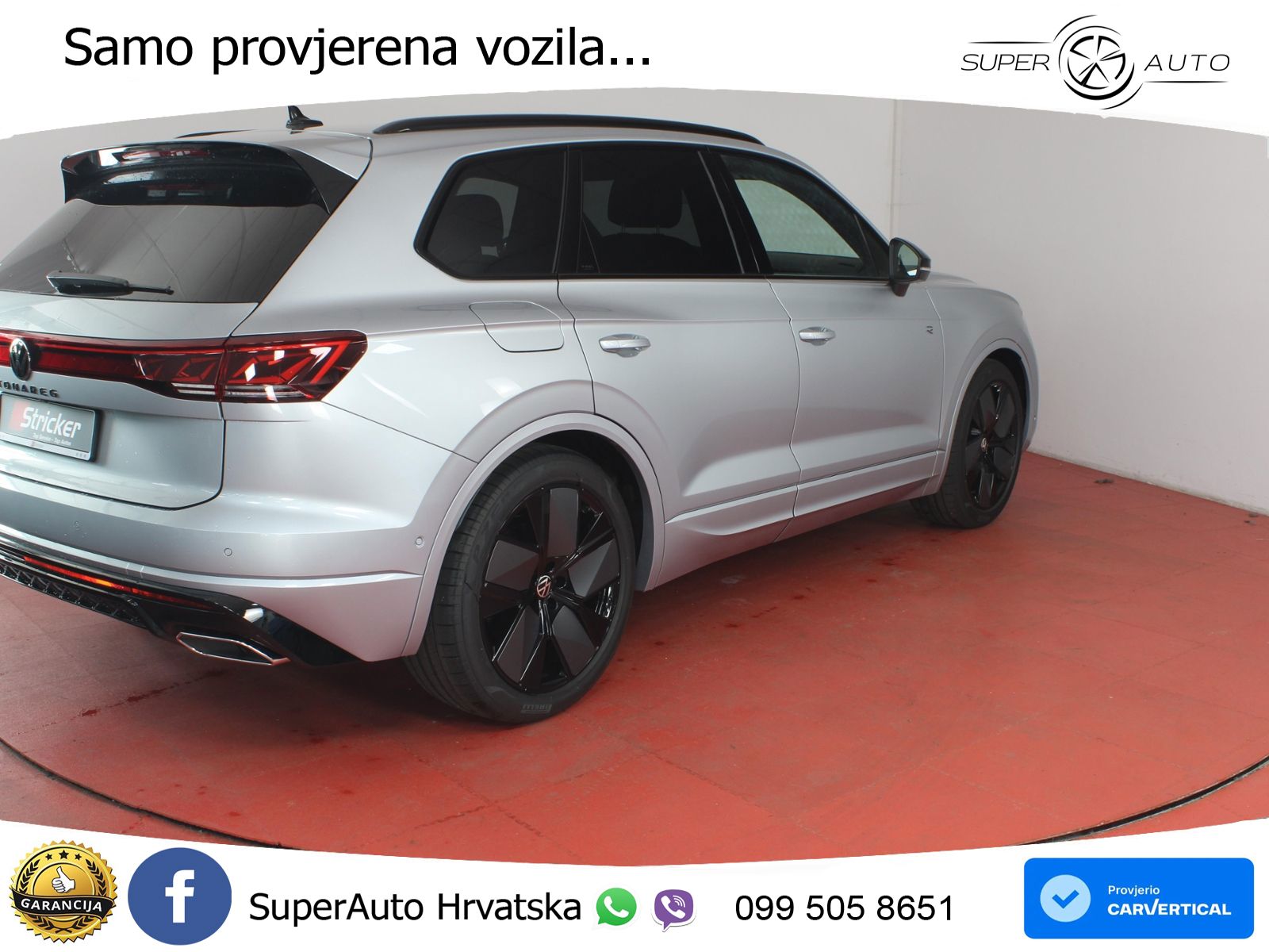 Volkswagen Touareg 3.0 V6 TDI (286 KS) 4MOTION Tiptronic R-Line ZRAČNI+ACC+GR SJED+KAM+PANO