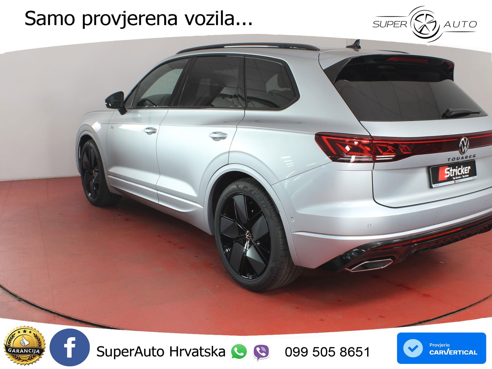 Volkswagen Touareg 3.0 V6 TDI (286 KS) 4MOTION Tiptronic R-Line ZRAČNI+ACC+GR SJED+KAM+PANO