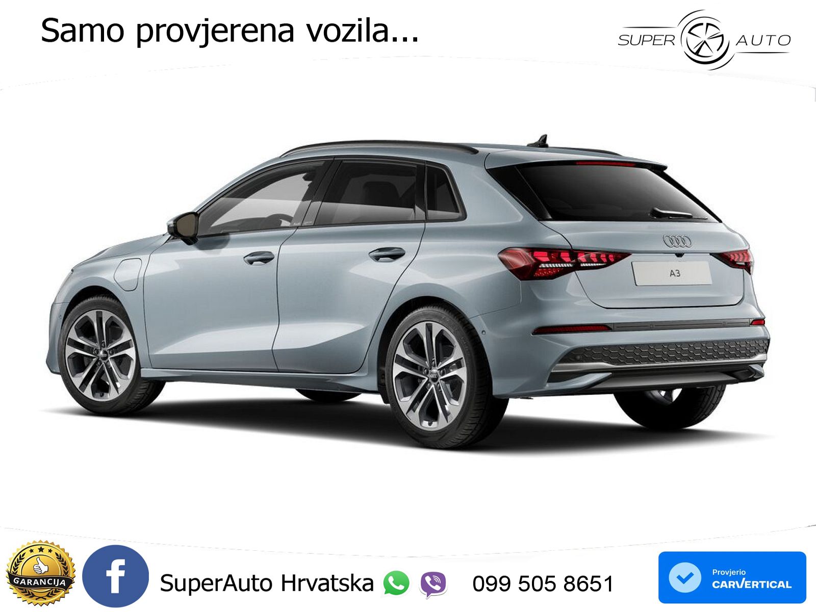 Audi A3 40 TFSIe (204 KS) S tronic LED+GR SJED+ACC