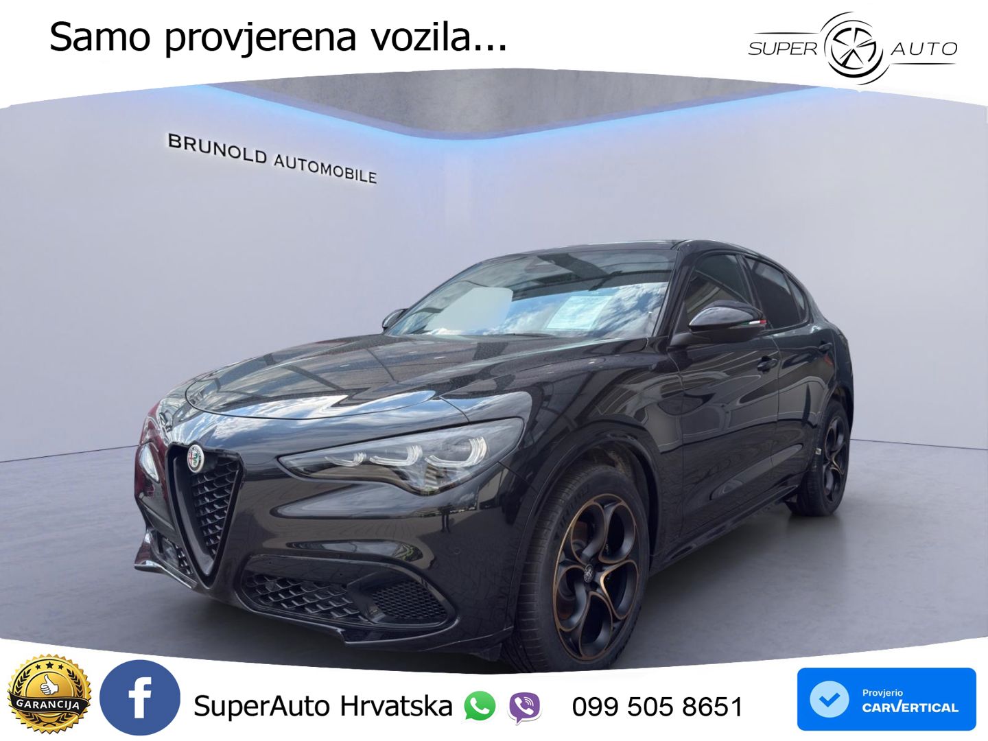 Alfa Romeo Stelvio 2.0 Turbo (280 KS) Q4 Automatic LED+GR SJED+ACC