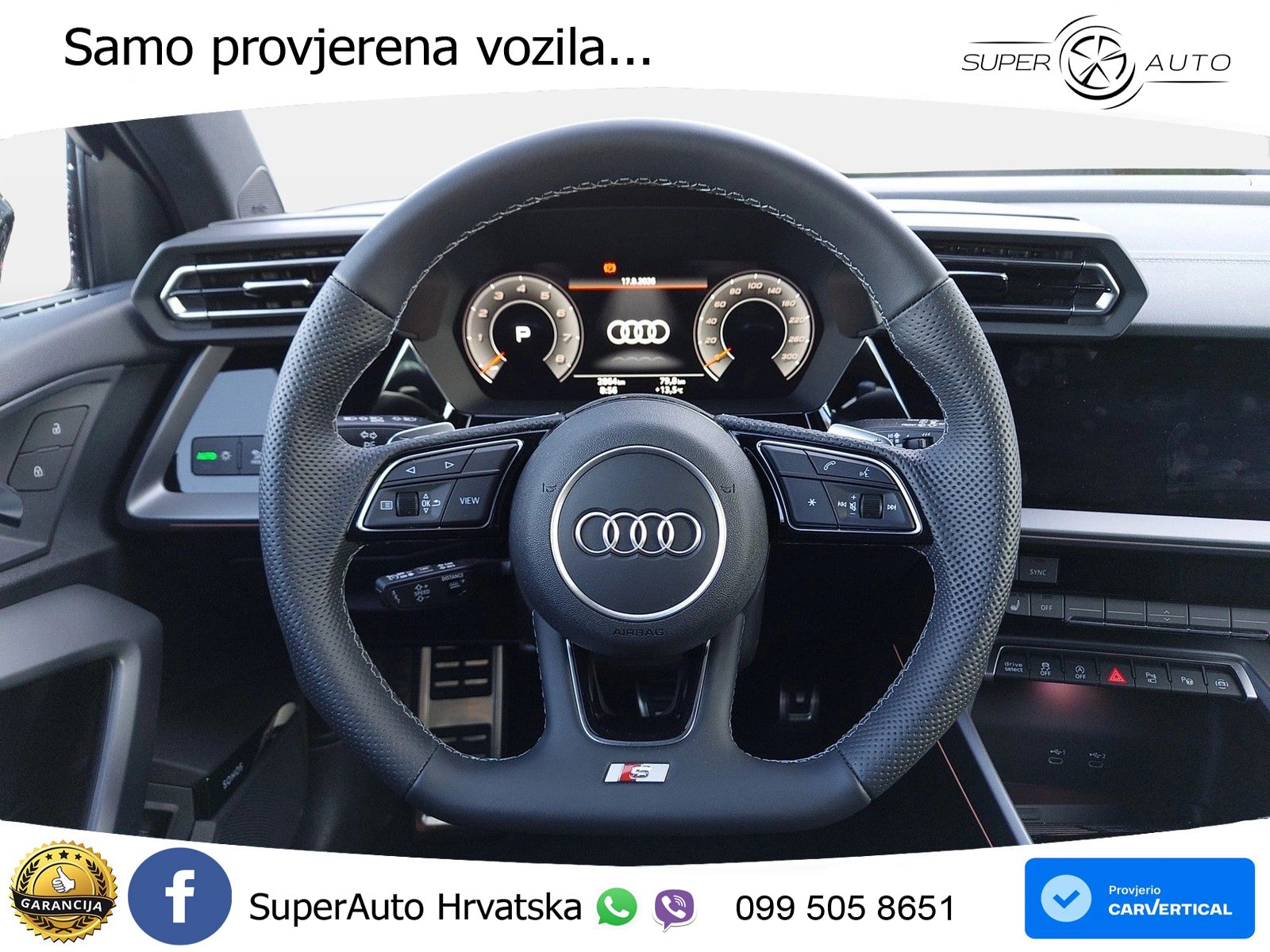 Audi S3 2.0 TFSI (333 KS) quattro S tronic MATRIX+GR SJED+KAM