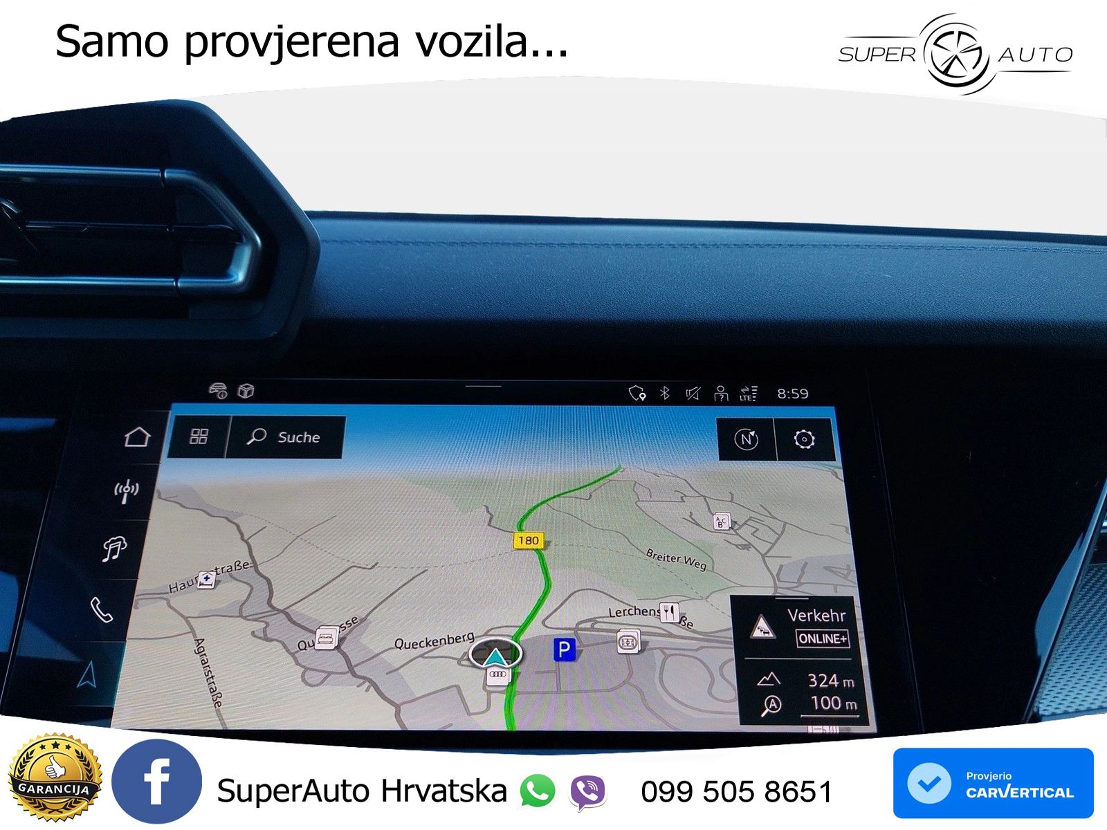 Audi S3 2.0 TFSI (333 KS) quattro S tronic MATRIX+GR SJED+KAM