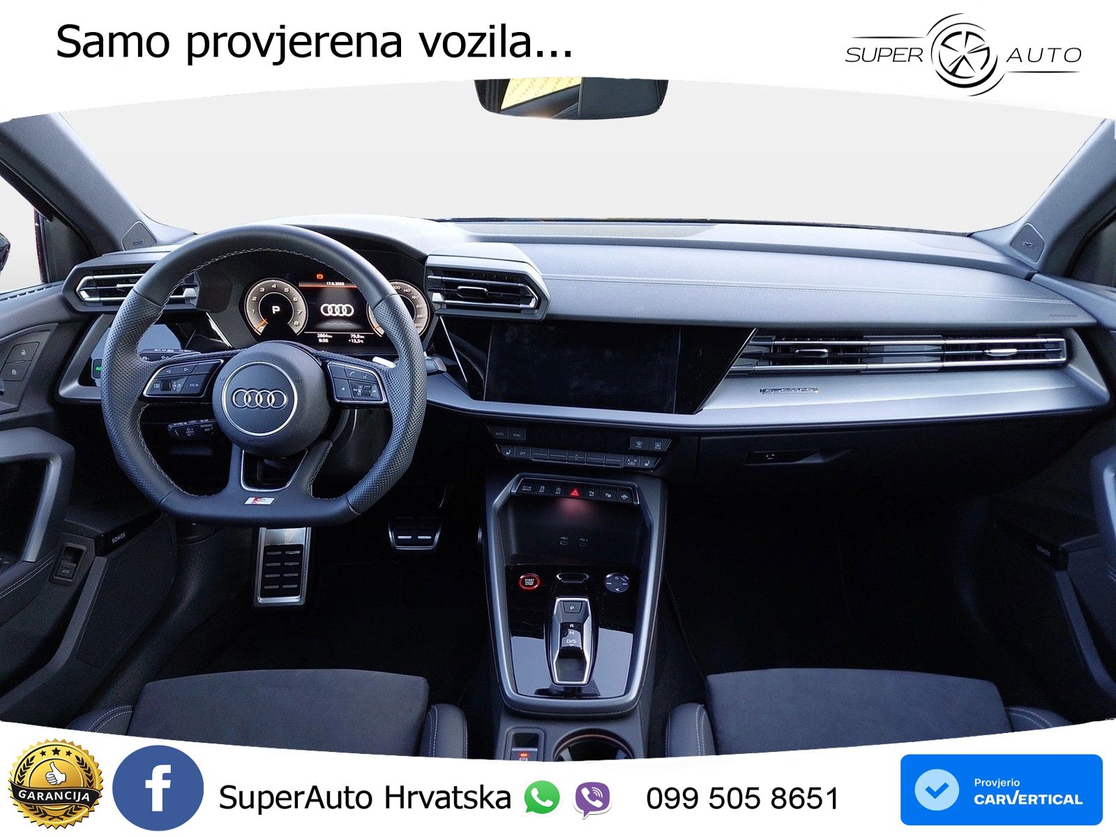 Audi S3 2.0 TFSI (333 KS) quattro S tronic MATRIX+GR SJED+KAM