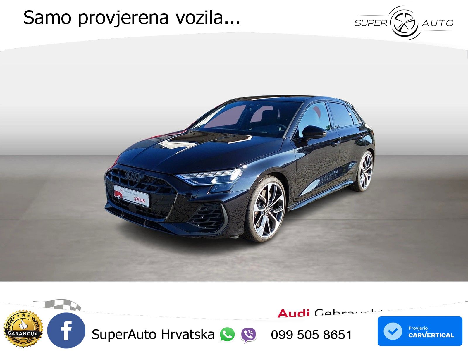 Audi S3 2.0 TFSI (333 KS) quattro S tronic MATRIX+GR SJED+KAM