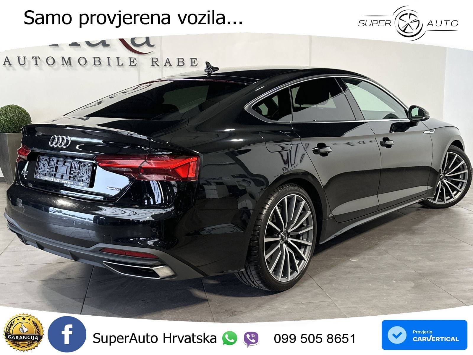Audi A5 Sportback 45 TFSI (265 KS) quattro S tronic S line