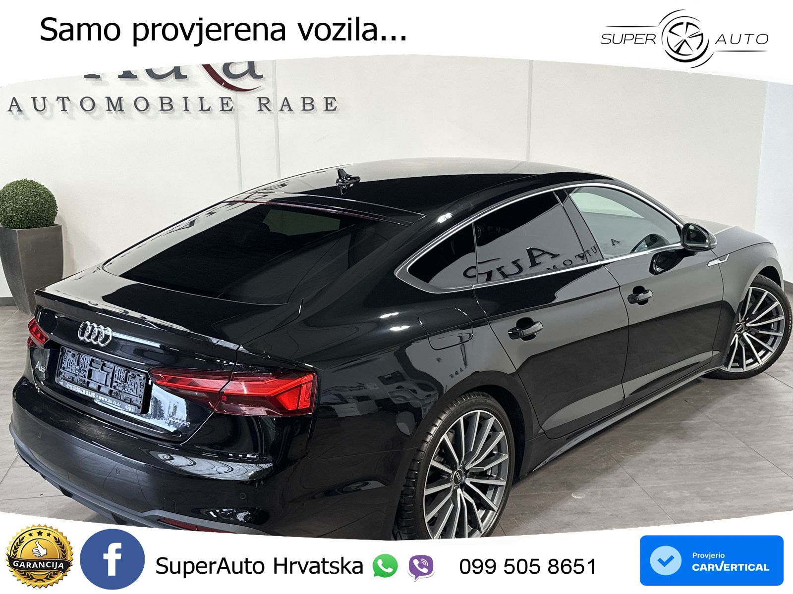Audi A5 Sportback 45 TFSI (265 KS) quattro S tronic S line