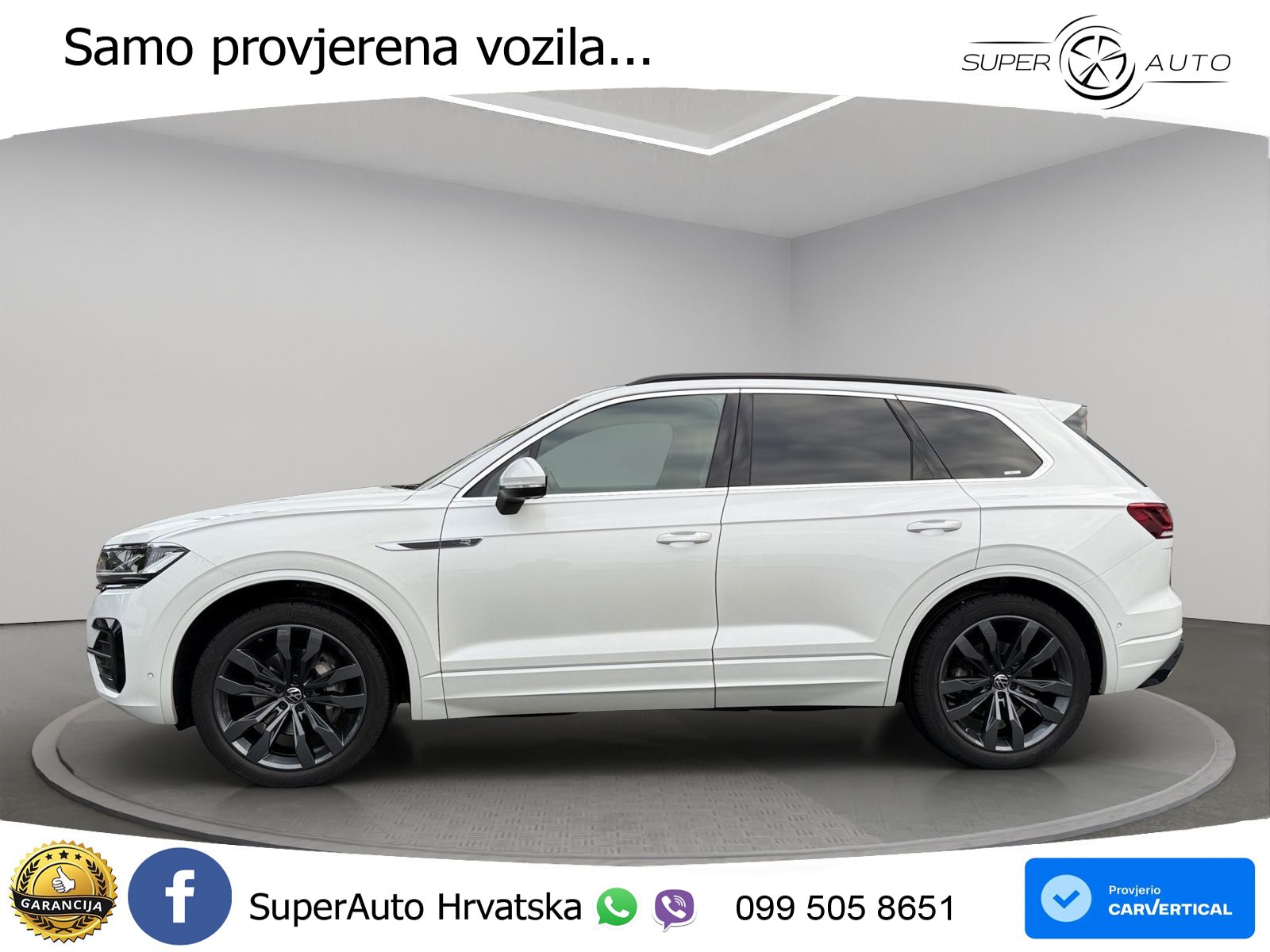 Volkswagen Touareg 3.0 V6 TDI (286 KS) 4MOTION Tiptronic R-Line ZRAČNI+ACC+GR SJED+KAM+PANO