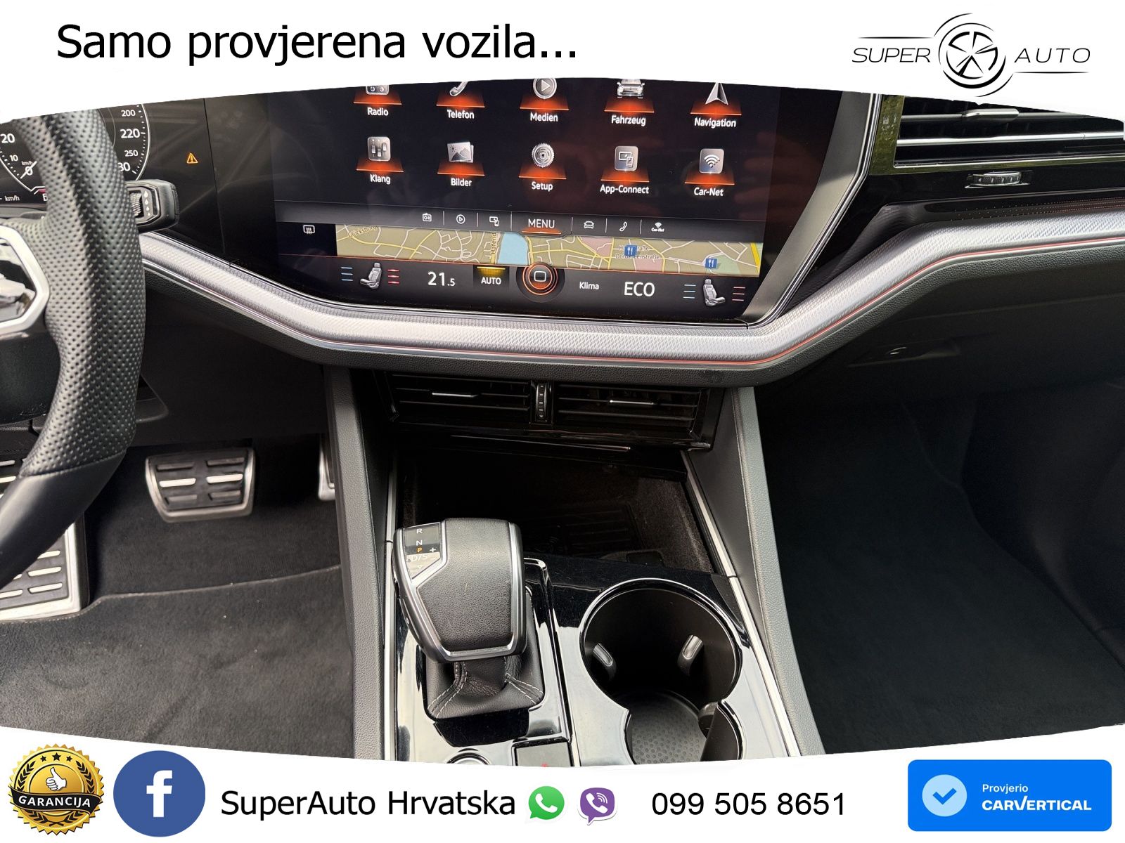 Volkswagen Touareg 3.0 V6 TDI (286 KS) 4MOTION Tiptronic R-Line ZRAČNI+ACC+GR SJED+KAM+PANO